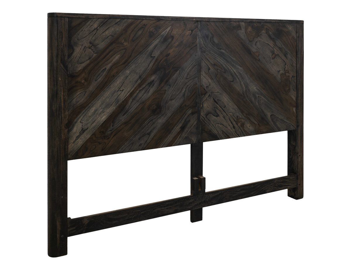 Black Balam Headboard, Black, 6/6 Headboard Eastern King