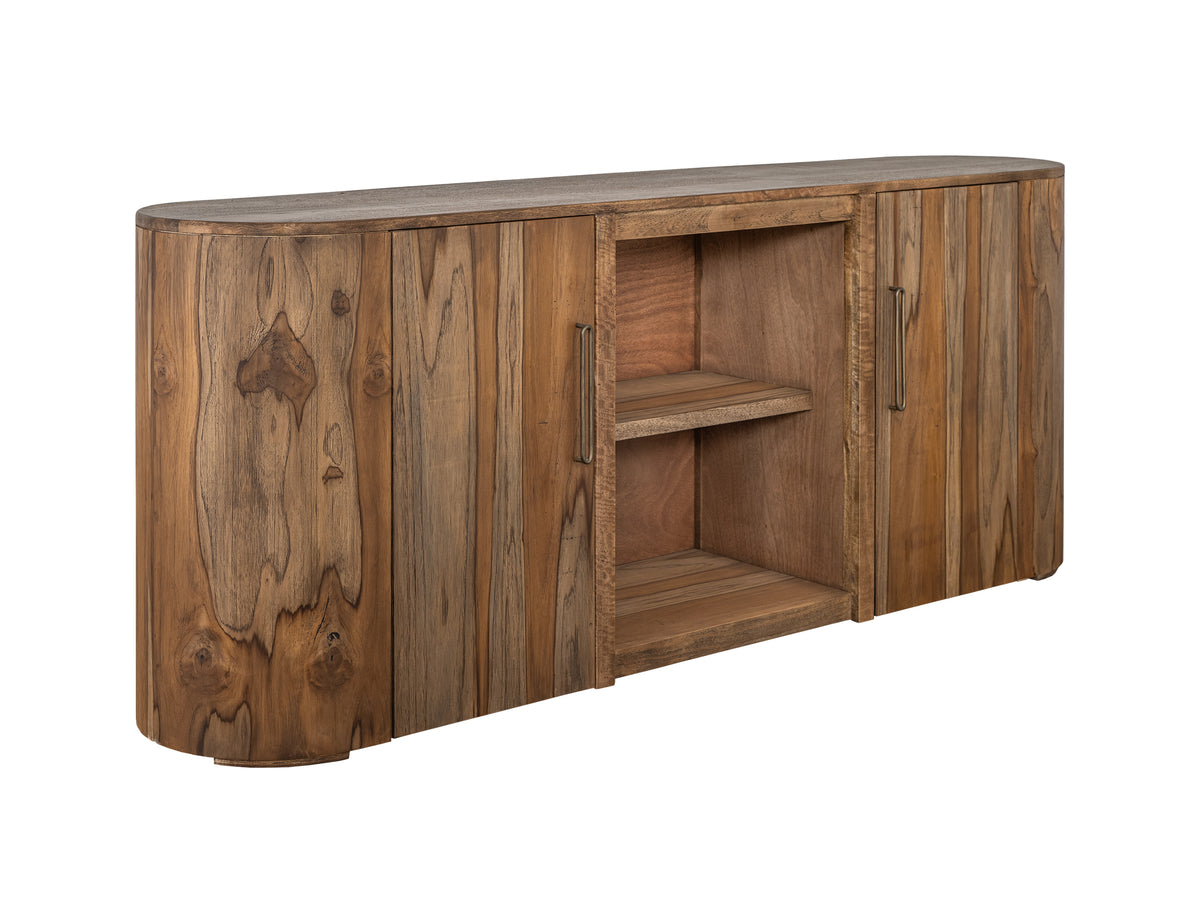Balam TV Stand, Brown, 2 Door, TV Stand 80