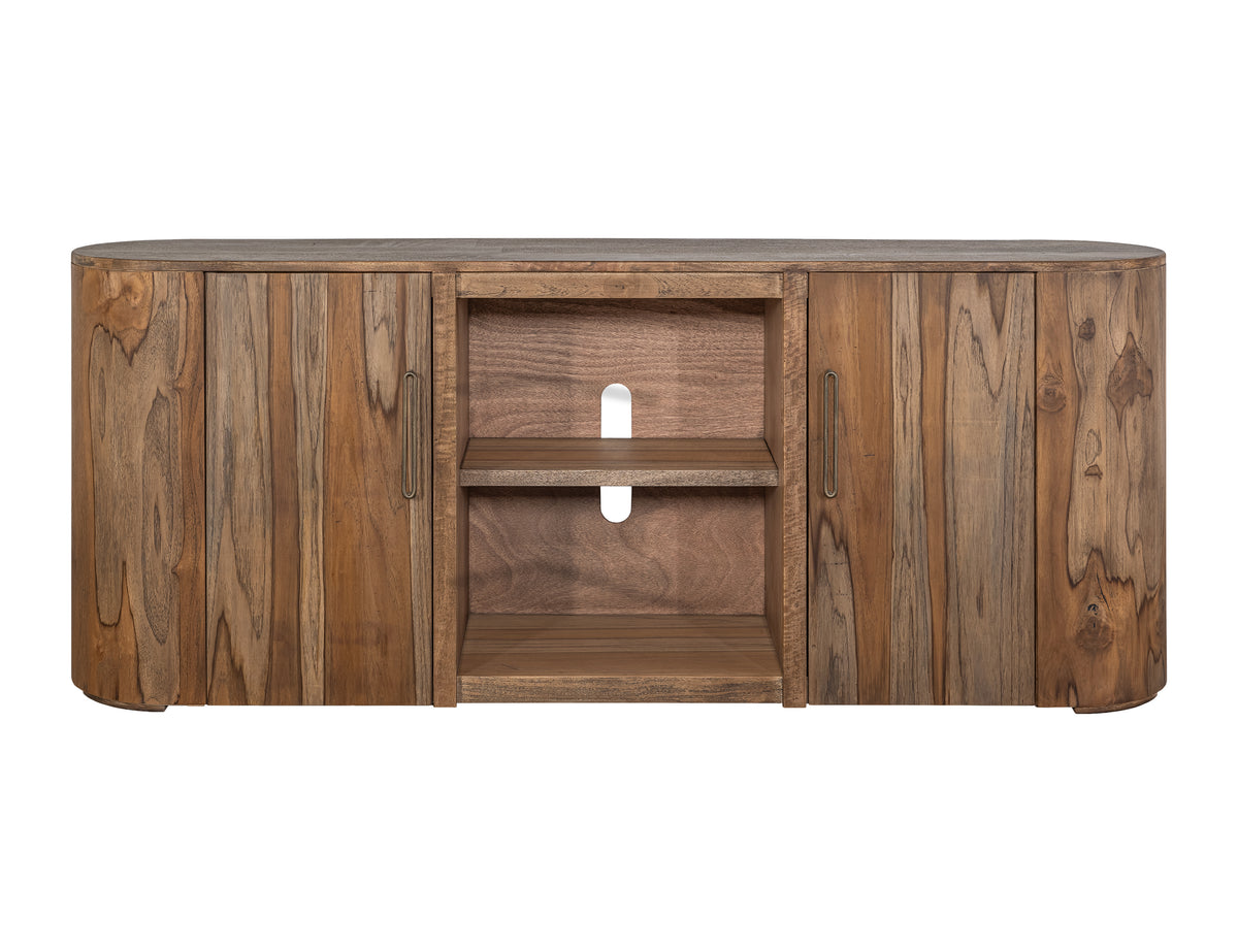 Balam TV Stand, Brown, 2 Door, TV Stand 80