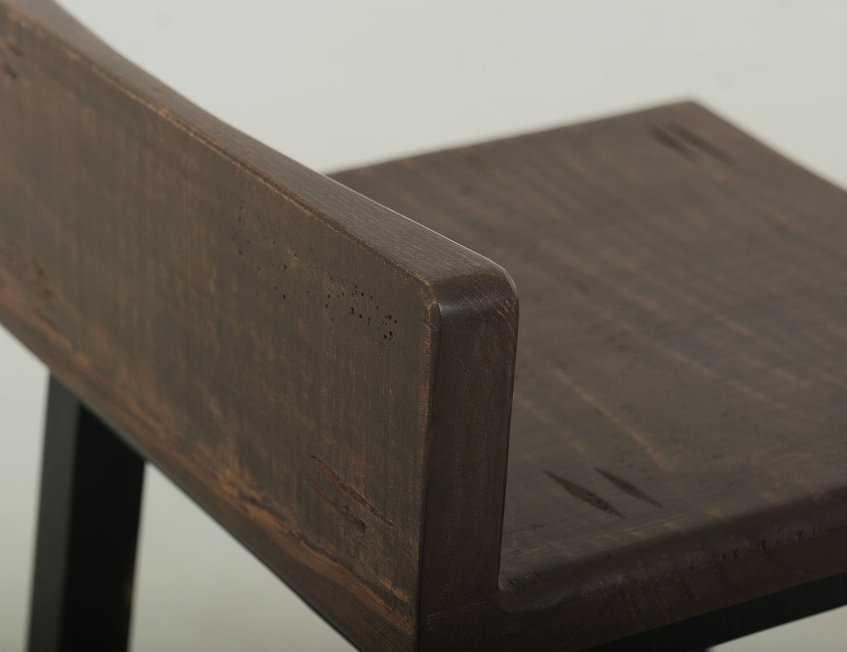 Pueblo Stool, Brown, 30" Wooden