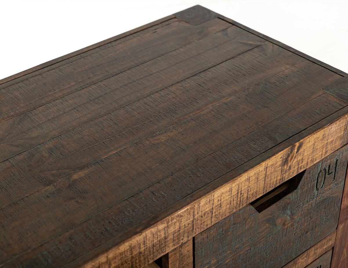 Urban Multidrawer Console, 12 Numbered Drawer