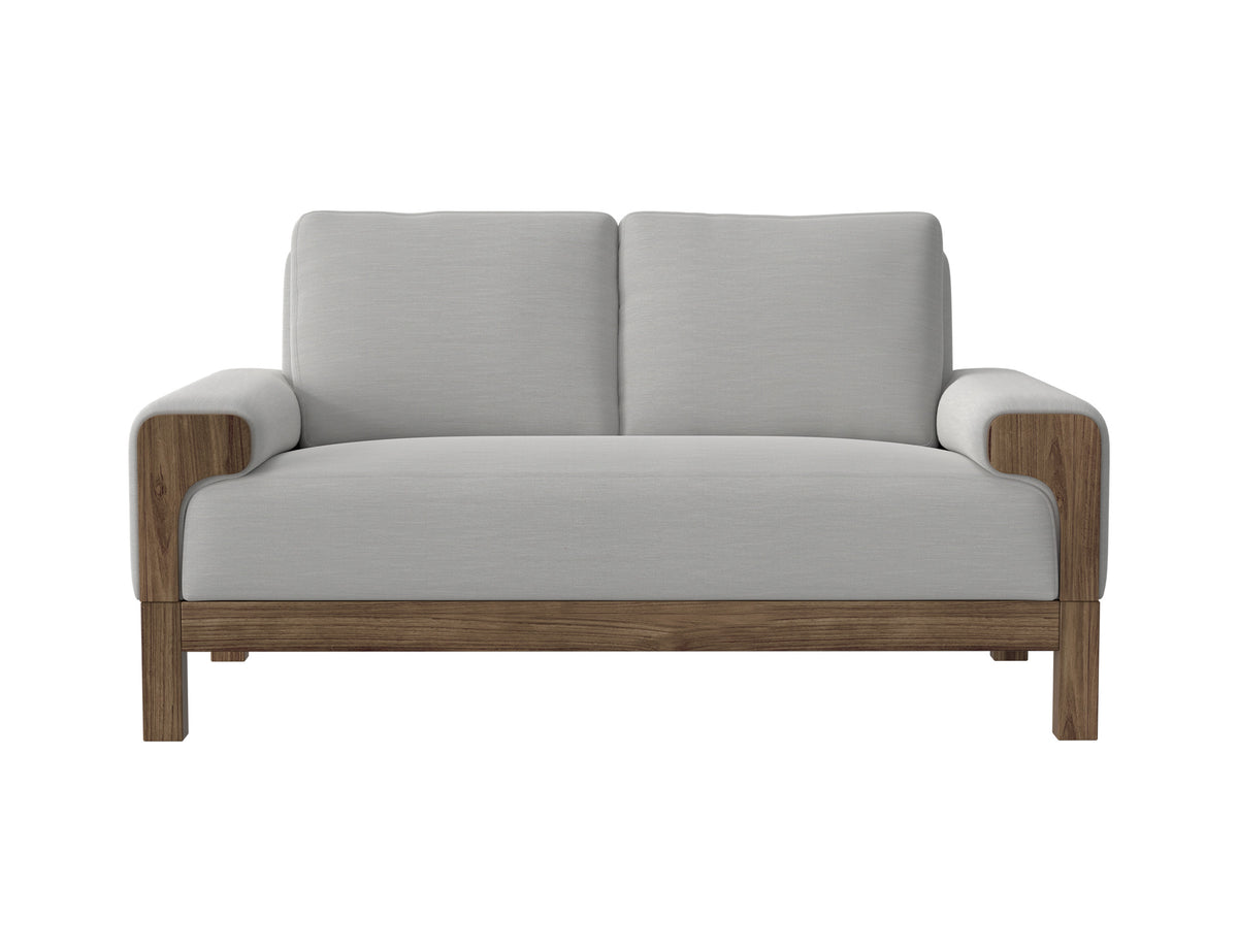 Sedona Loveseat, Beige, Wooden Frame & Base - IUP966-LOV-131