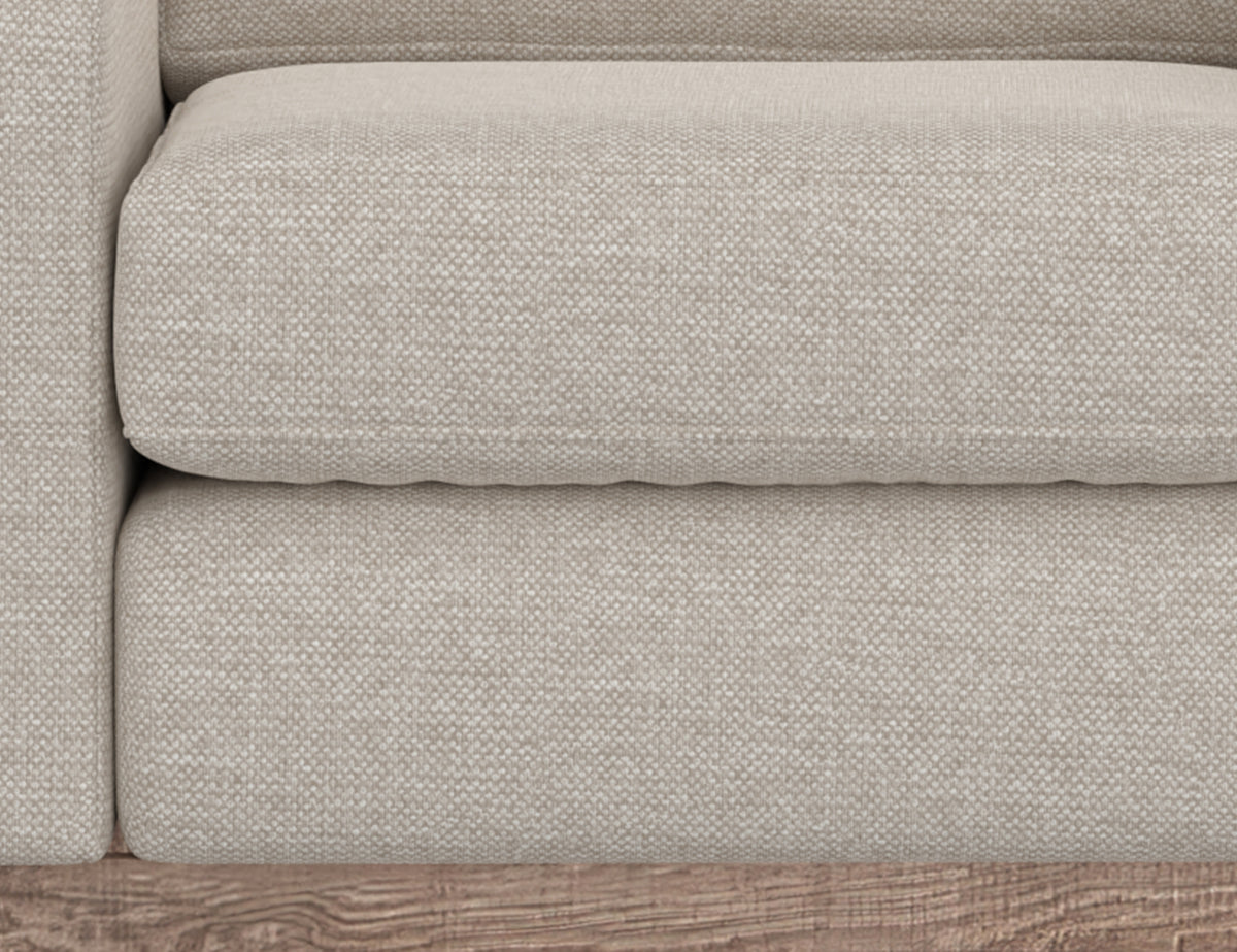 Samba Loveseat, Beige, Wooden Frame & Base - IUP298-LOV-161
