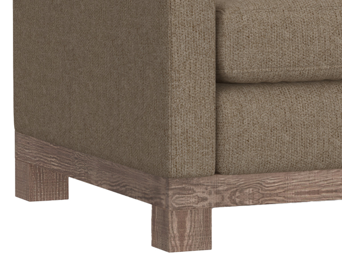 Samba Armchair, Brown, Wooden Frame & Base - IUP298-ACH-152