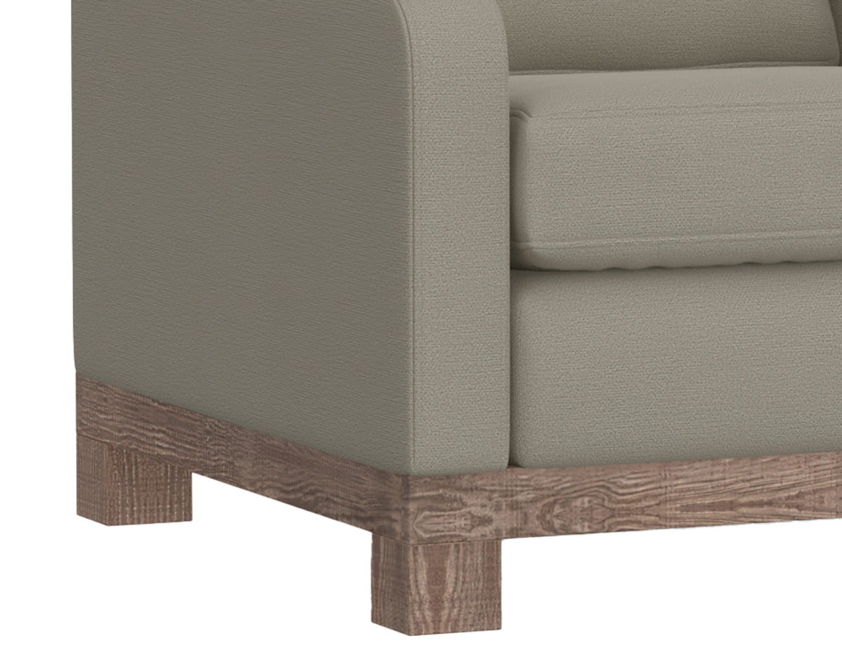 Samba Sofa, Gray, Wooden Frame & Base - IUP298-SOF-151