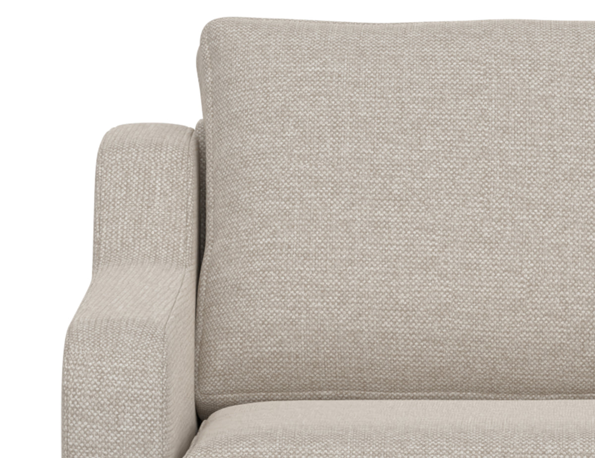 Samba Armchair, Beige, Wooden Frame & Base - IUP298-ACH-161