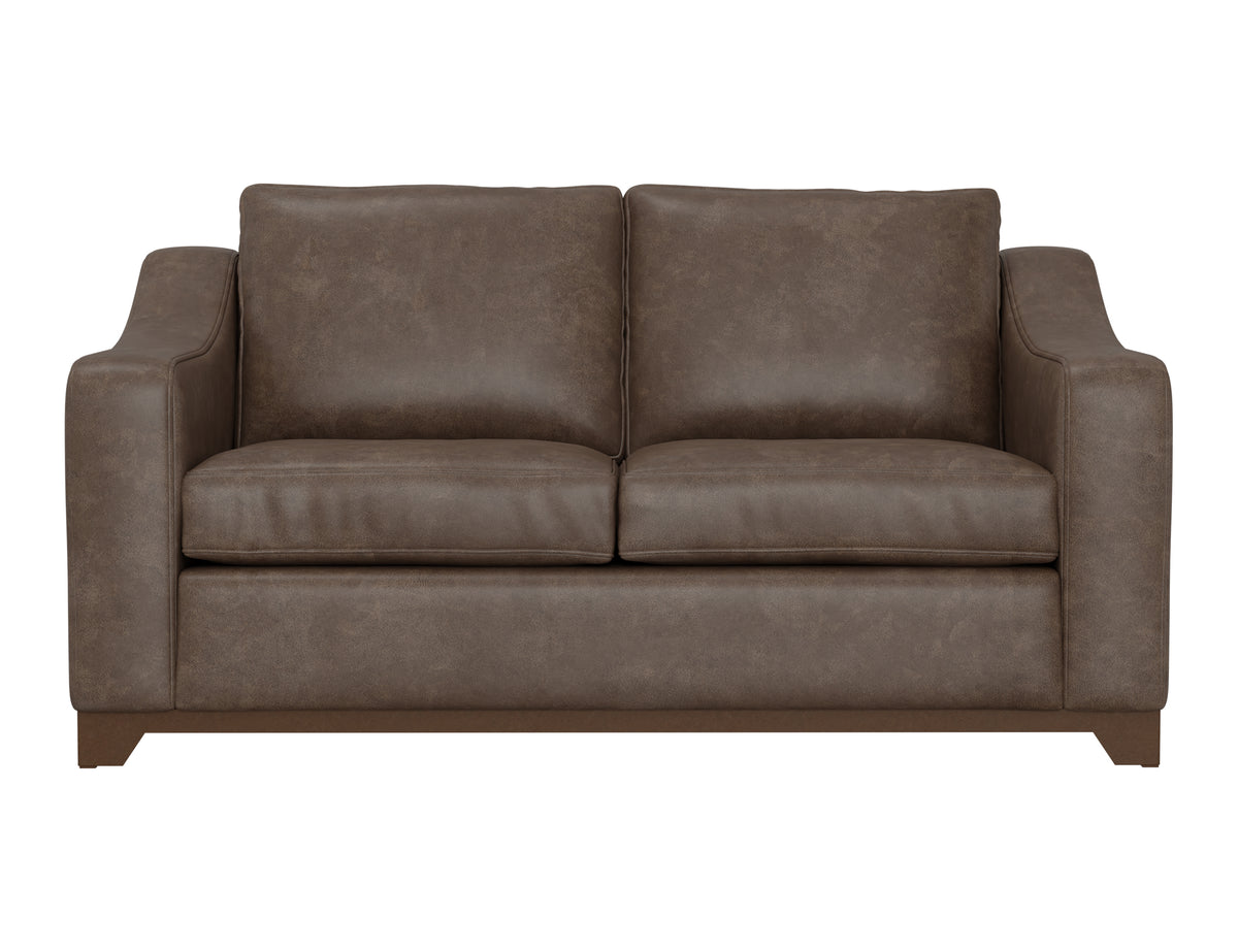 Natural Parota Loveseat, Brown, Wooden Frame & Base - IUP868-LOV-212