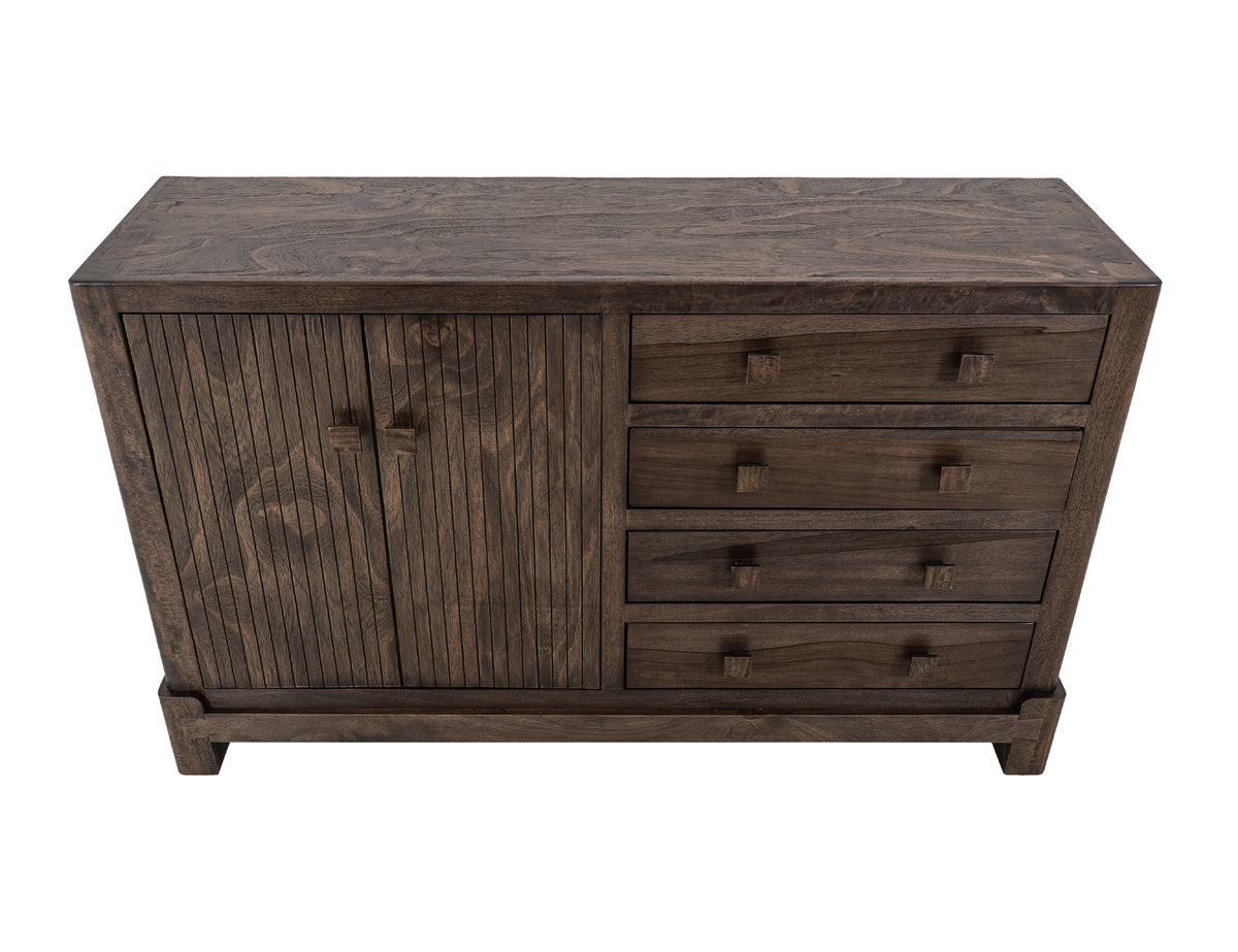 Dark Atenas Console, 4 Drawer & 2 Door