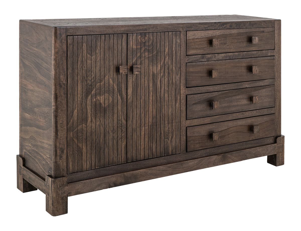 Dark Atenas Console, 4 Drawer & 2 Door