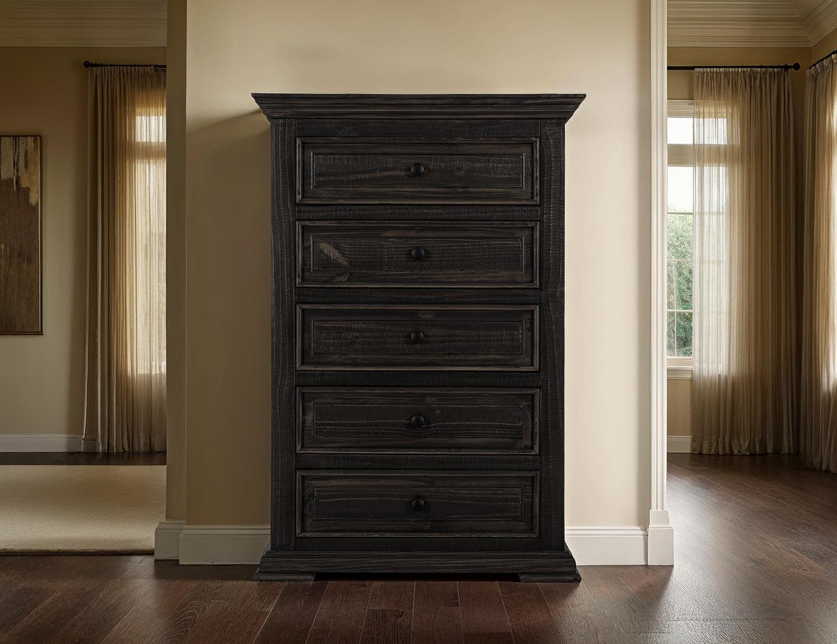 Terra Dark Chest, 5 Drawer