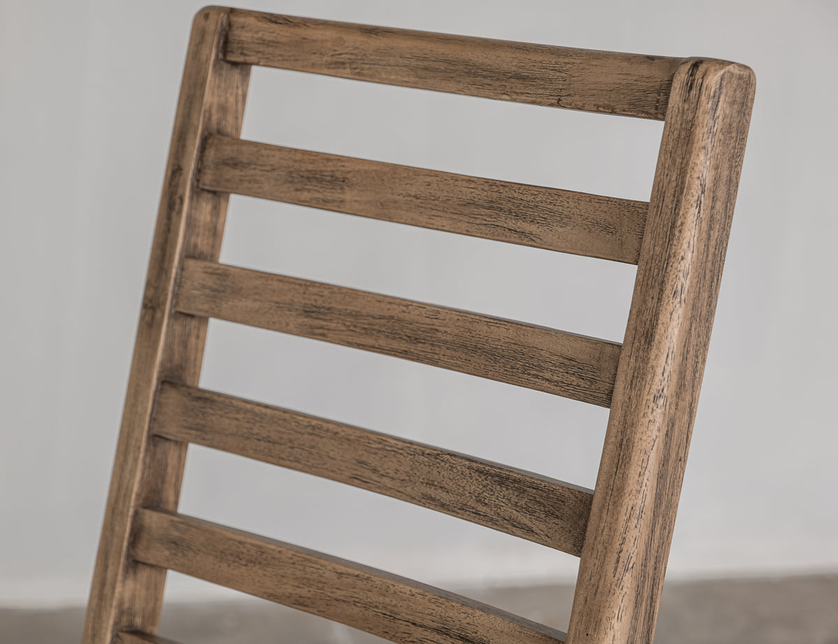 Balam Chair, White, Wooden