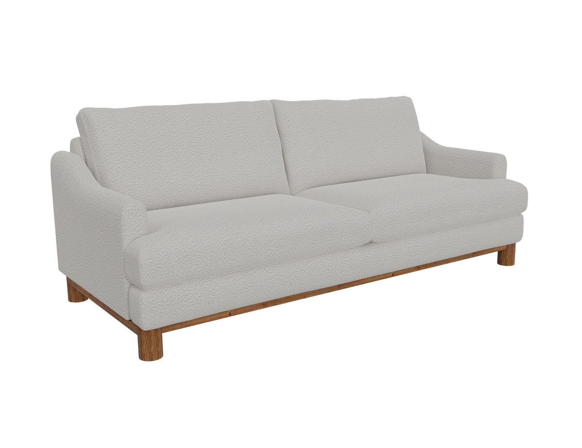 Olimpia Sofa, Beige, Wooden Frame & Base - IUP738-SOF-101