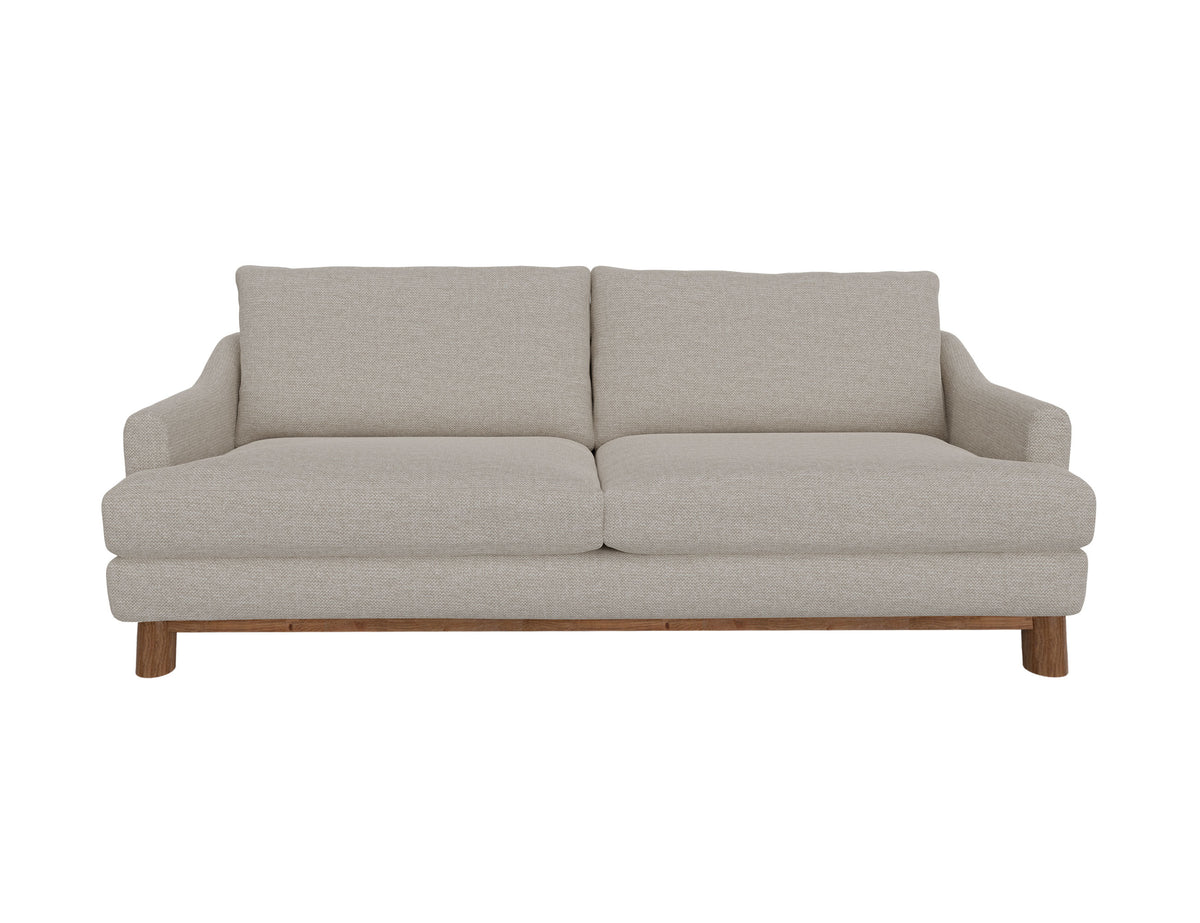Olimpia Sofa, Beige, Wooden Frame & Base - IUP738-SOF-161