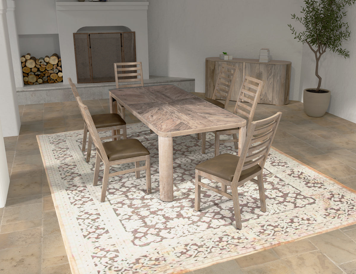 White Balam Chair, White, Wooden