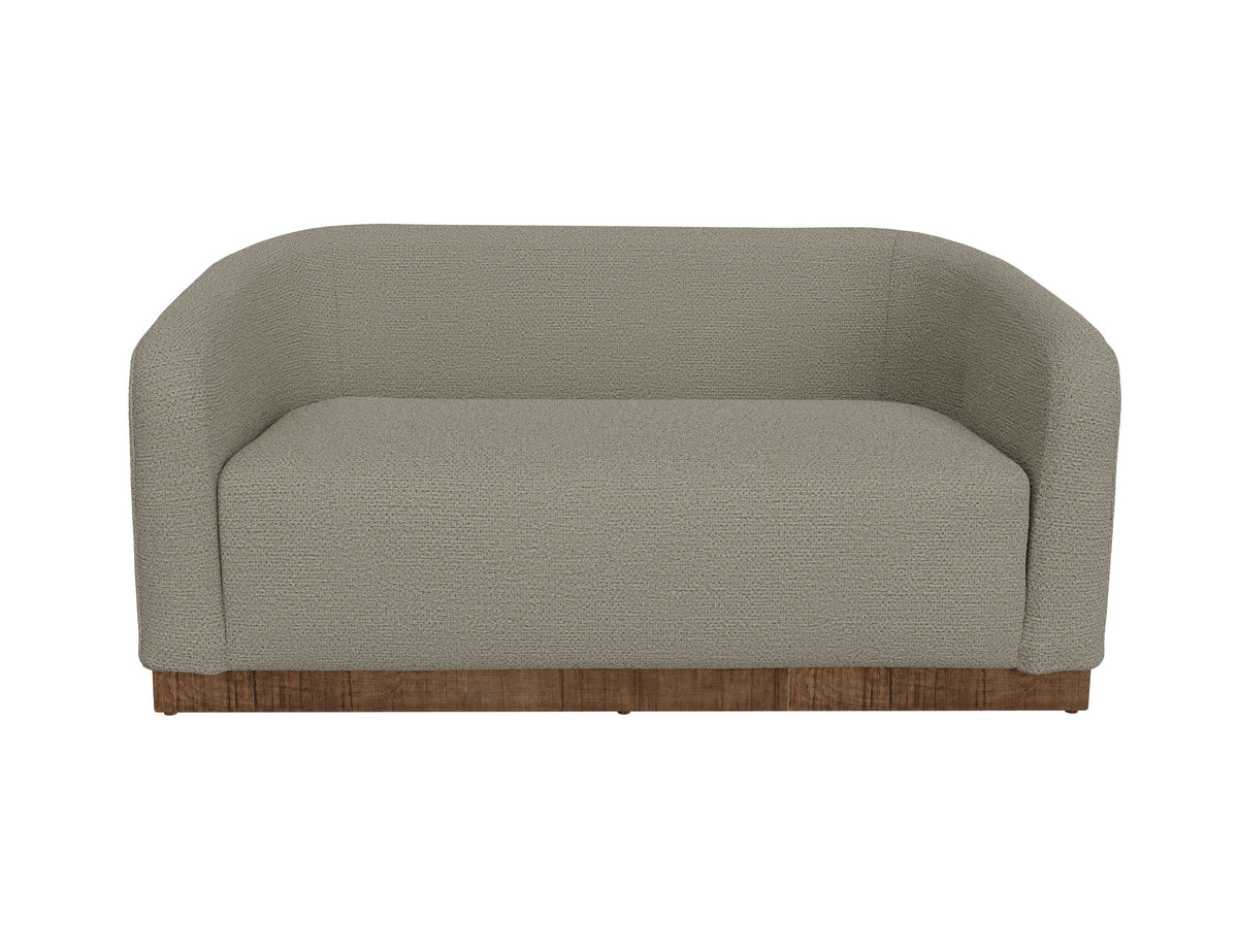 Suomi Loveseat, Gray, Wooden Frame & Base - IUP551-LOV-151