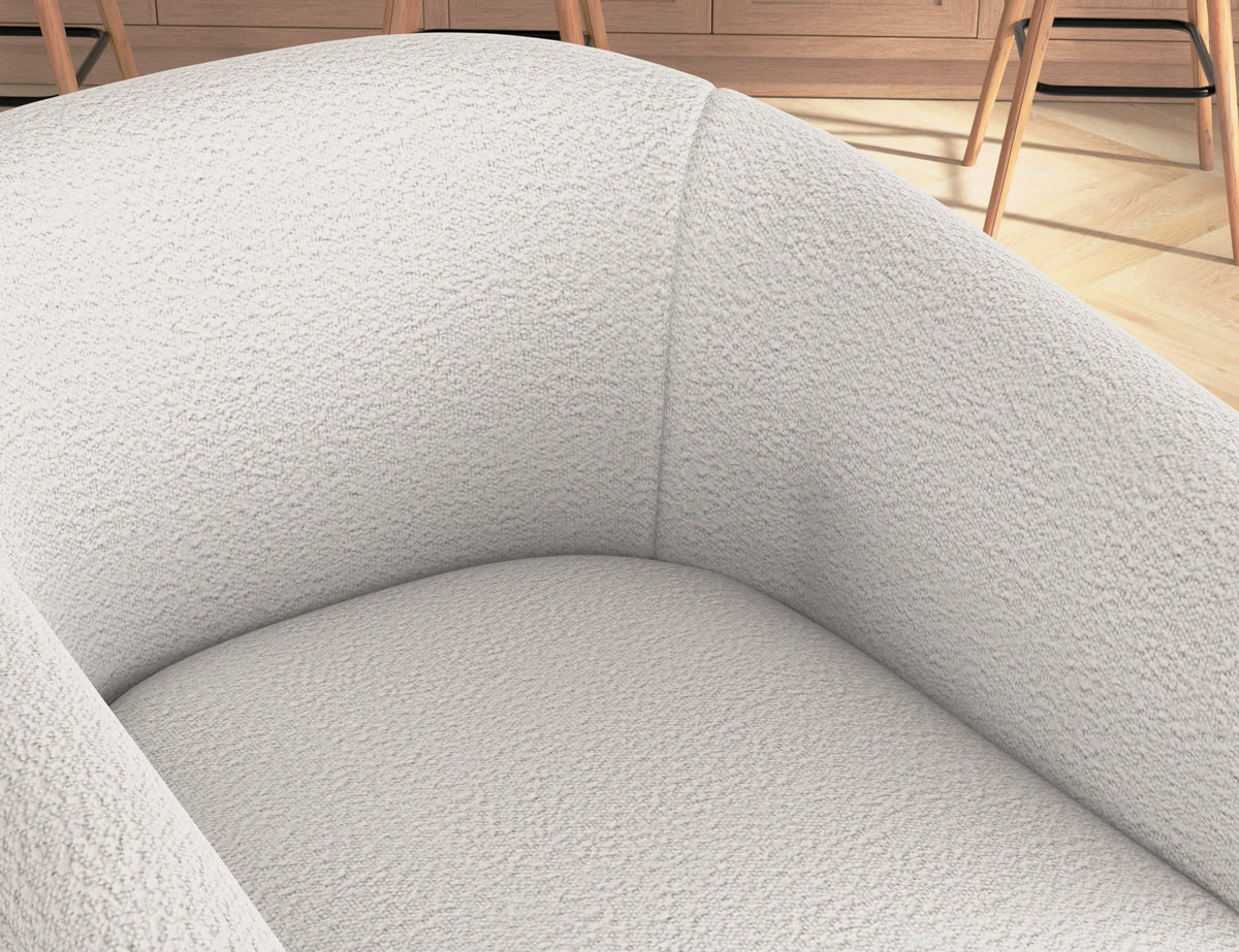 Suomi Loveseat, Beige, Wooden Frame & Base - IUP551-LOV-101