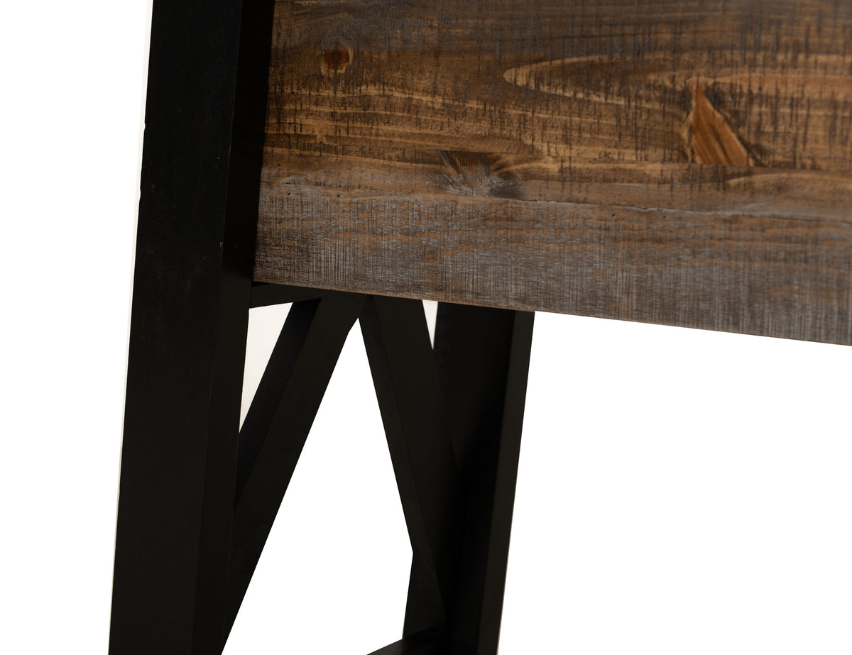 Loft Brown Bar Height Sofa Table, Multicolor, Counter Height Sofa Table