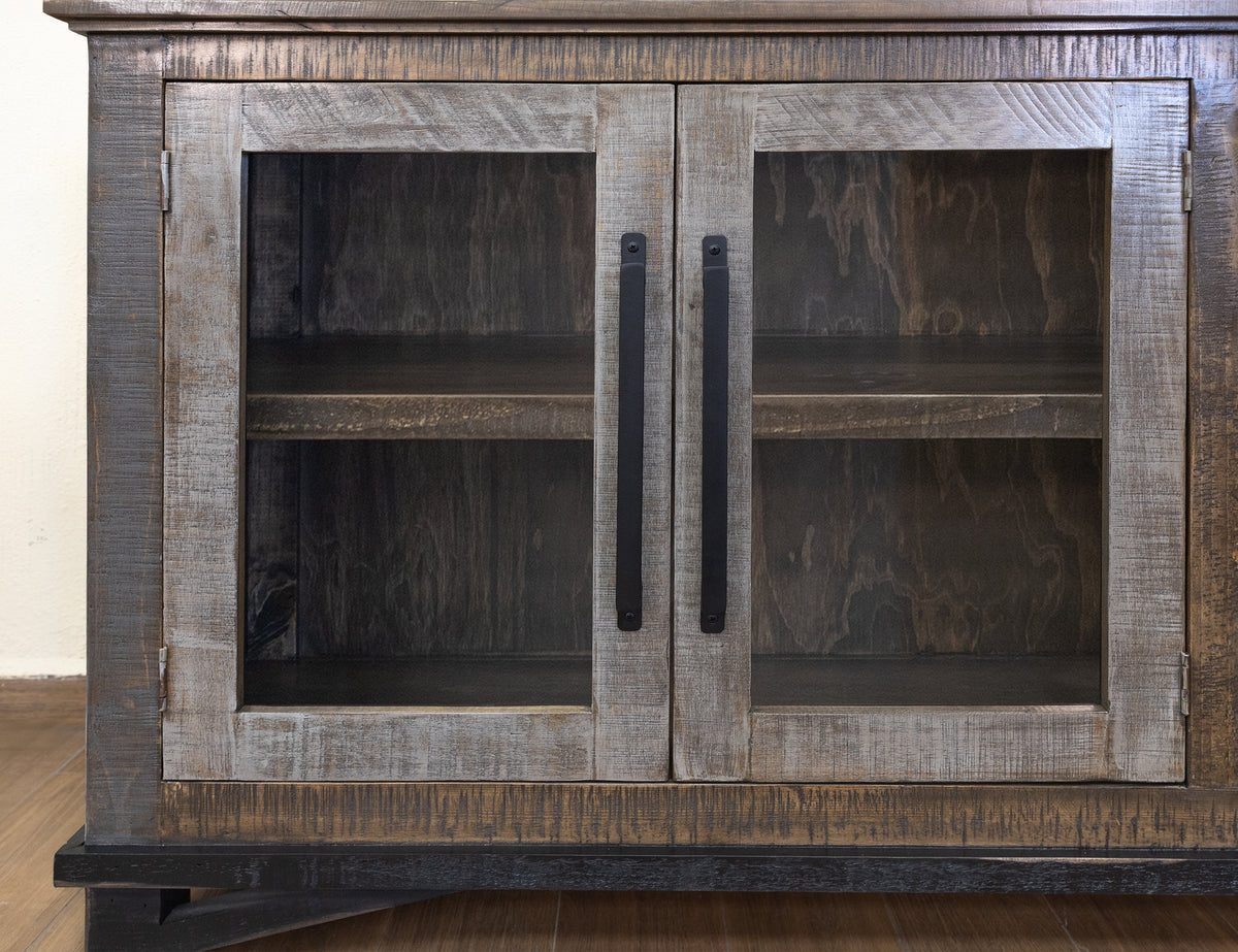 Loft Brown Buffet, Multicolor, 3 Drawer 2 Doors