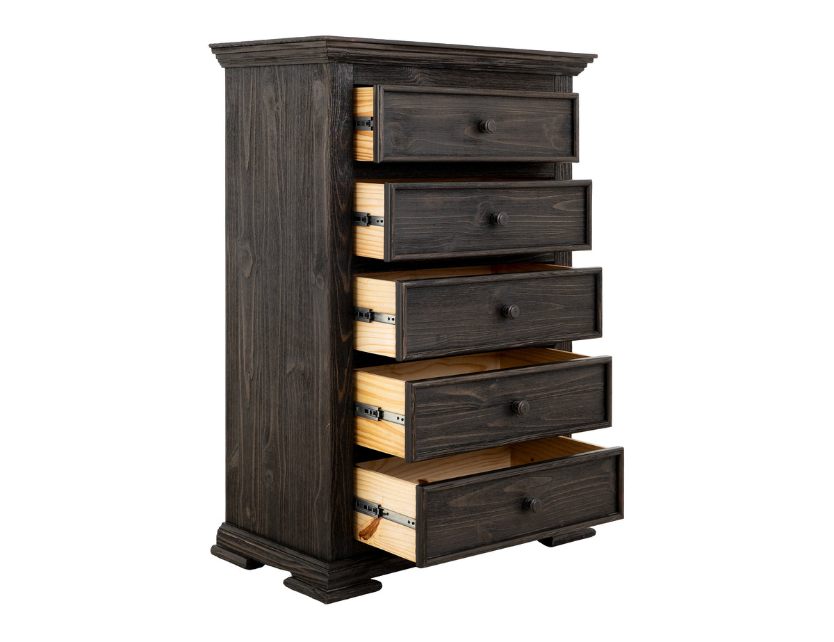Terra Dark Chest, 5 Drawer