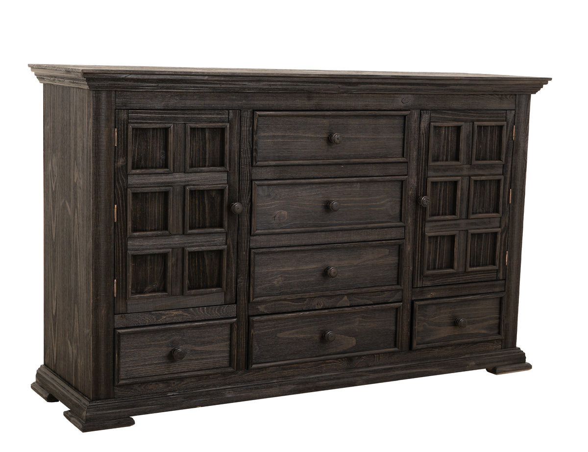 Terra Dark Dresser, 6 Drawer & 2 Door