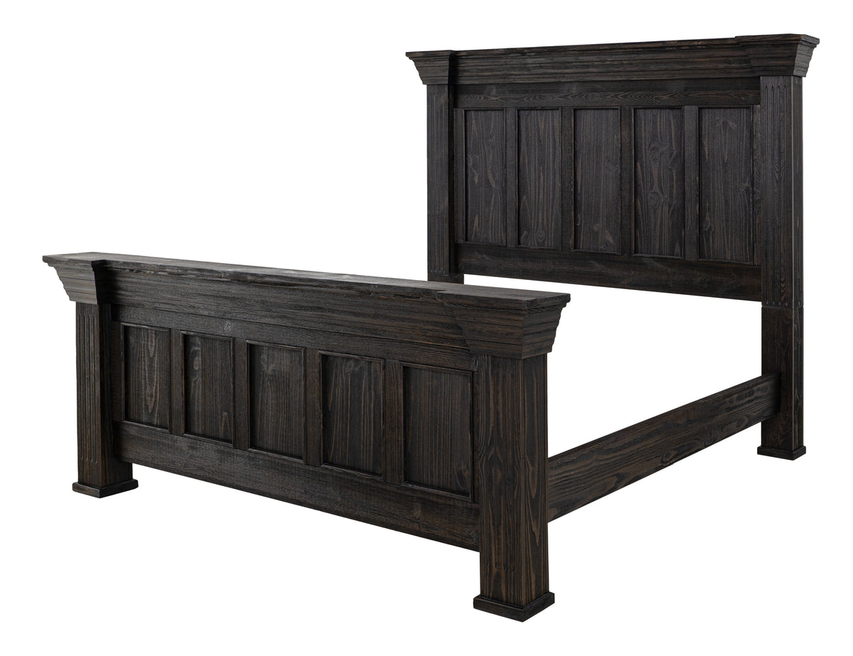 Terra Dark Footboard, 6/6 Eastern King