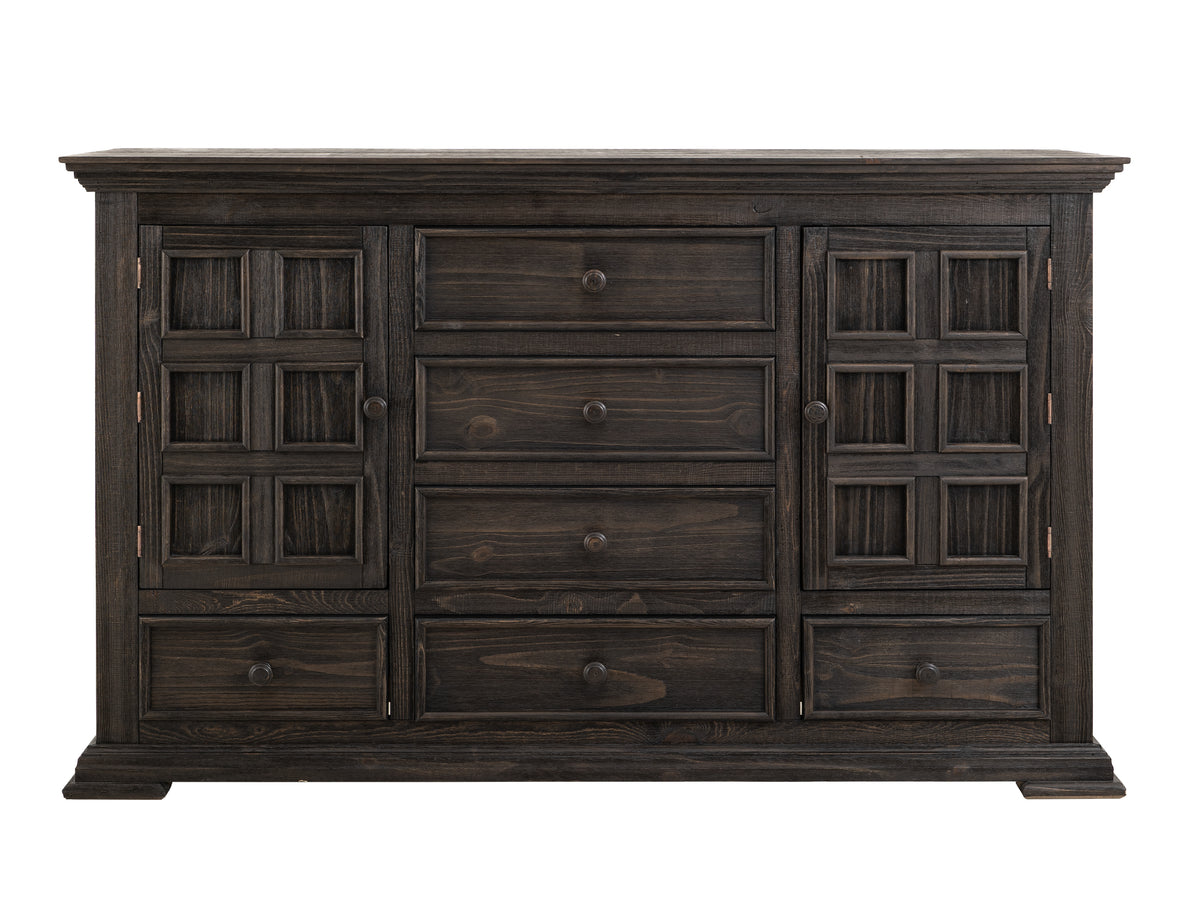 Terra Dark Dresser, 6 Drawer & 2 Door
