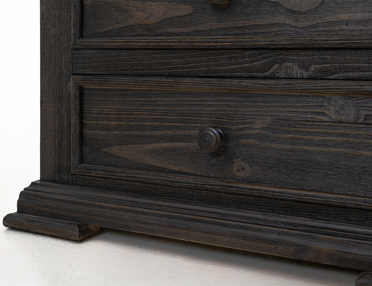 Terra Dark Nightstand, 3 Drawer