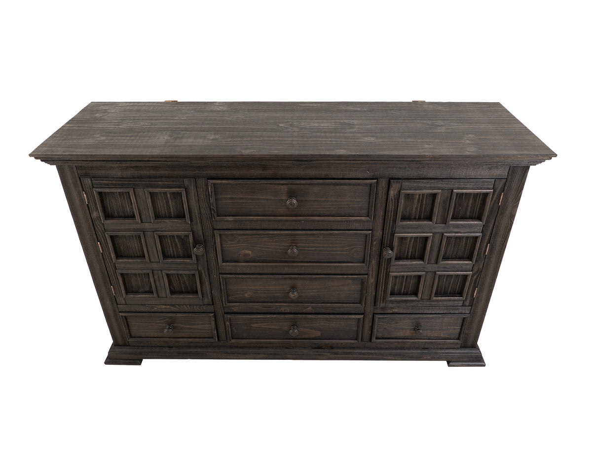 Terra Dark Dresser, 6 Drawer & 2 Door