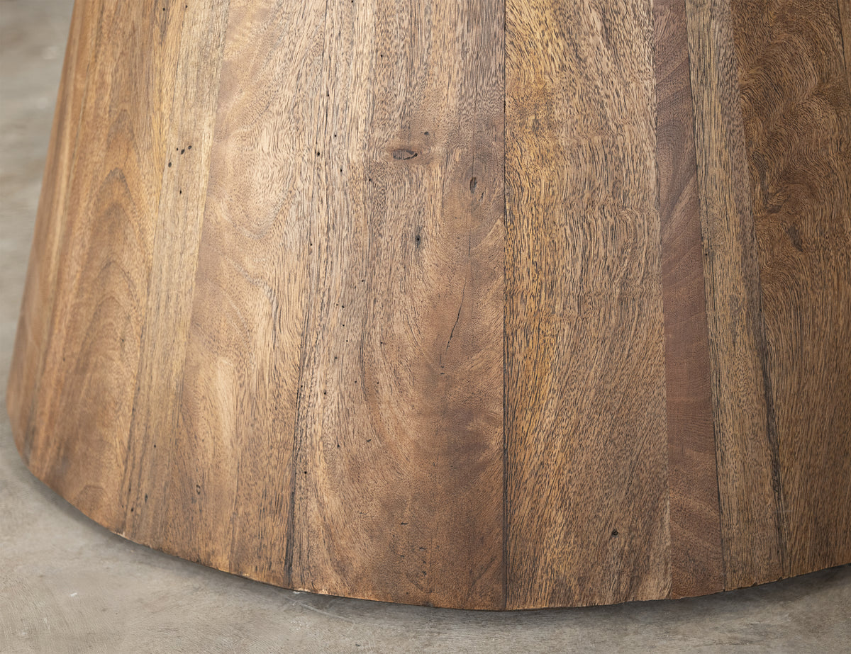 Balam Round Table, Brown, Base