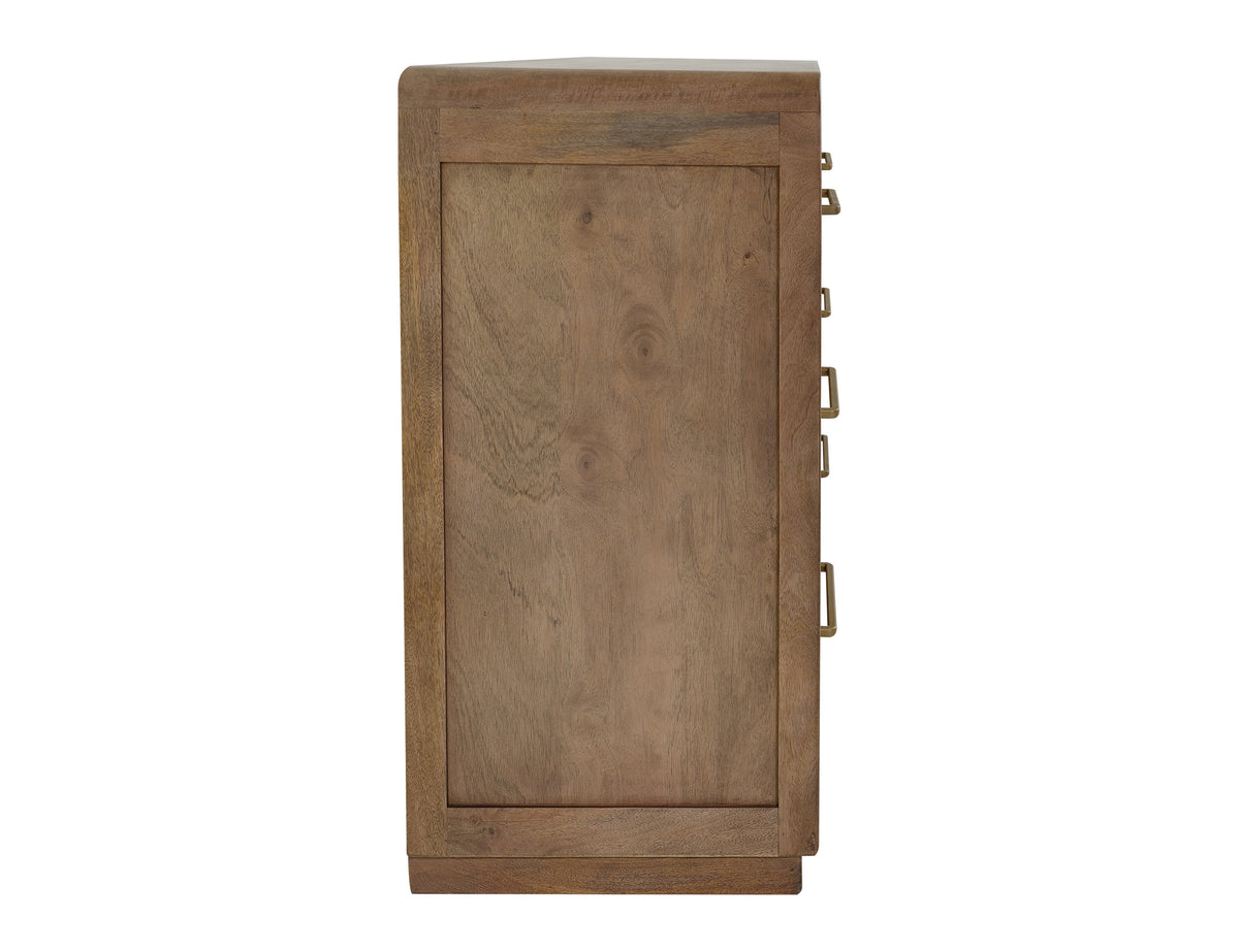Mezquite Dresser, Brown, 6 Drawer - Mango/Melina & Engineered Melina