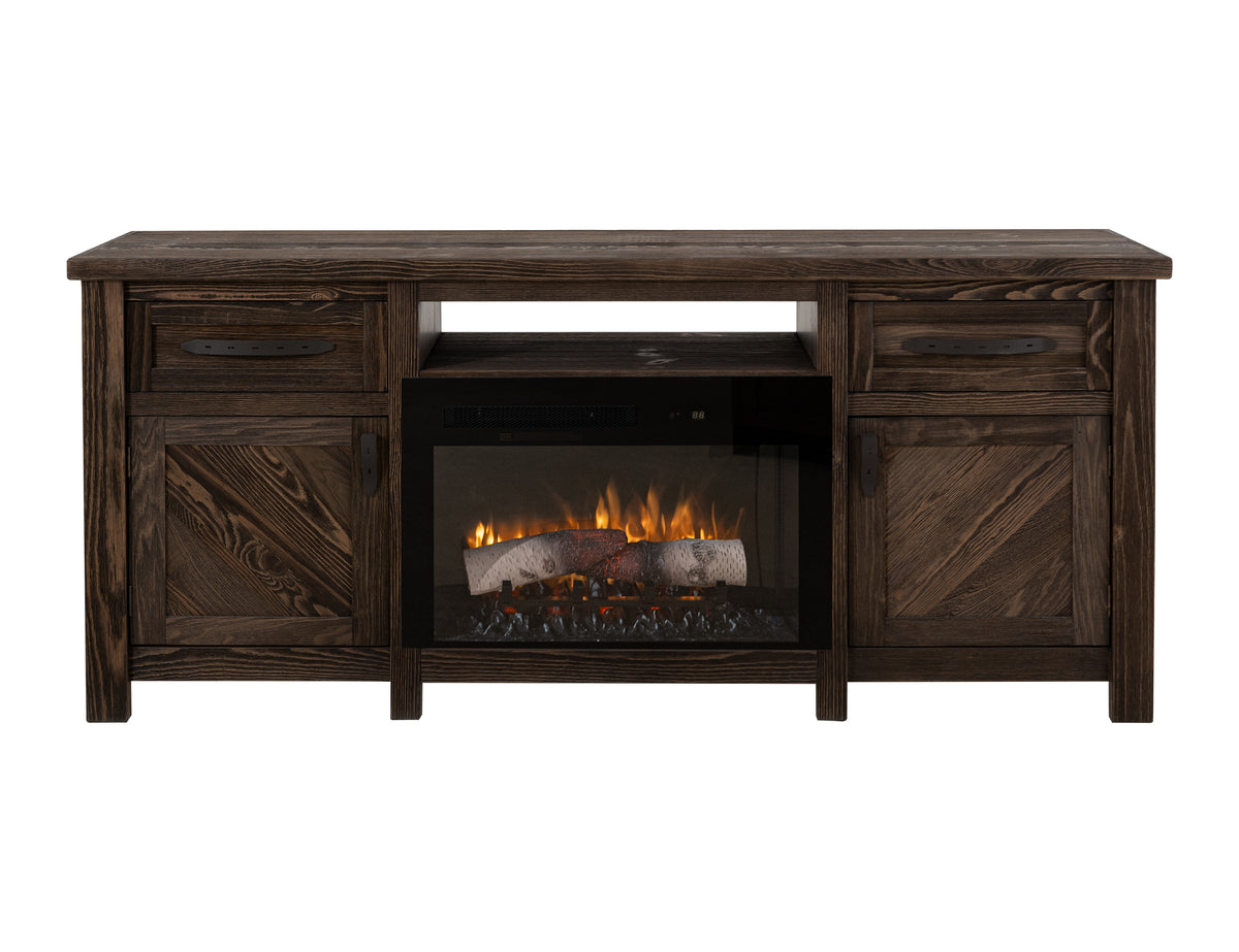 Dutton TV Stand, 2 Drawer, 2 Door, TV Stand for electric fireplace