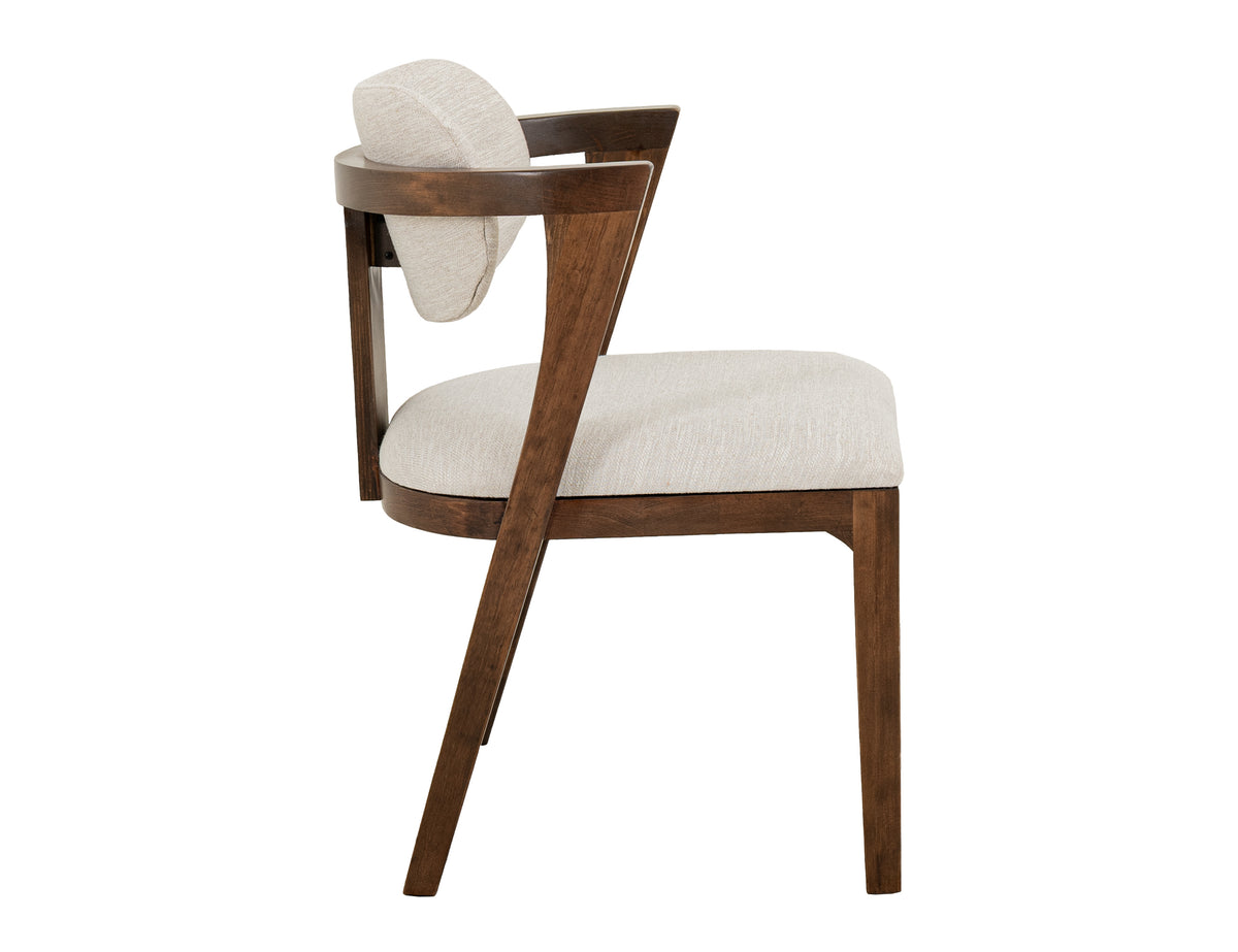 Zaphiro Upholstered Chair, Brown - IFD5951CHUIV