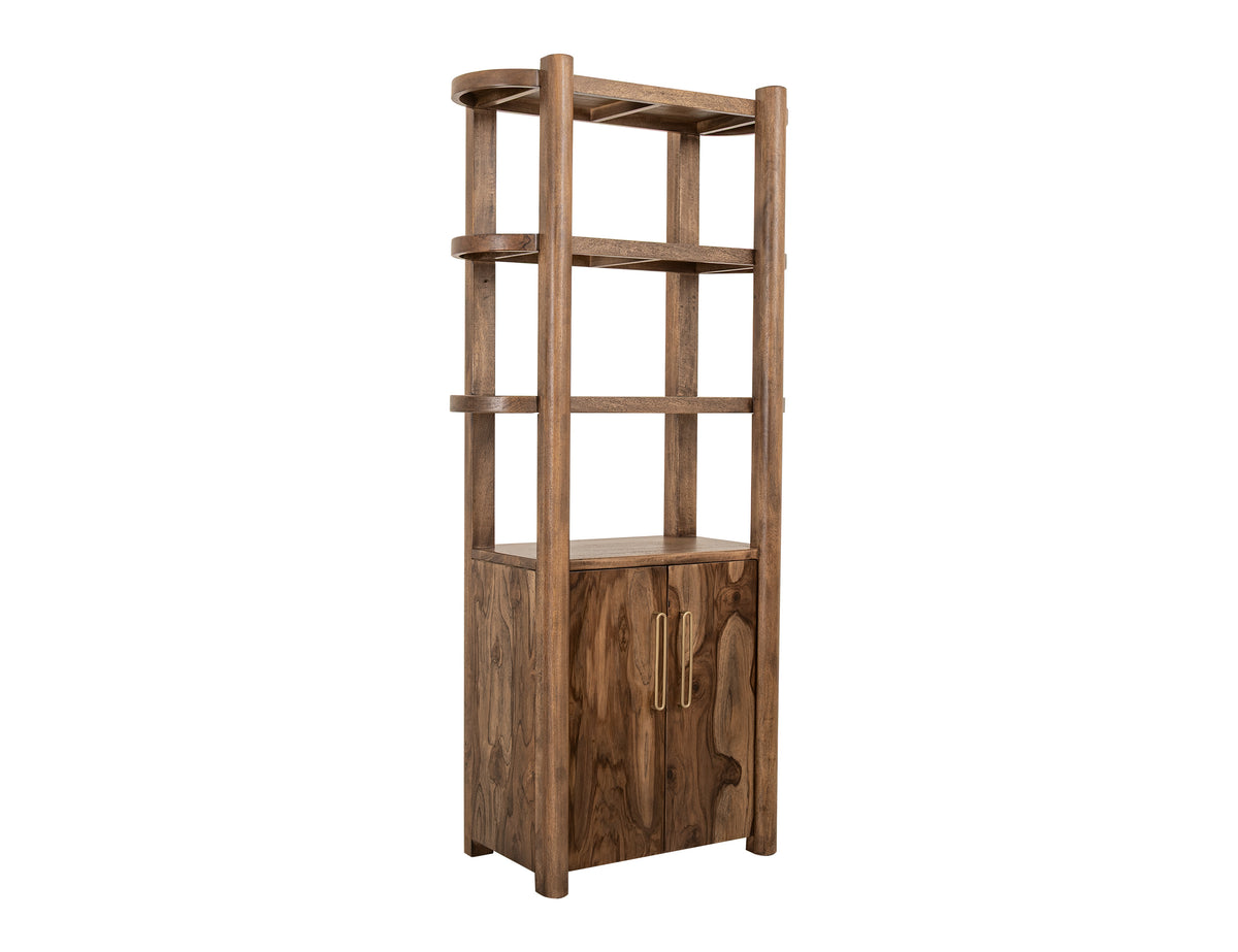 Balam Pier, Brown, 2 Door, 3 Shelf