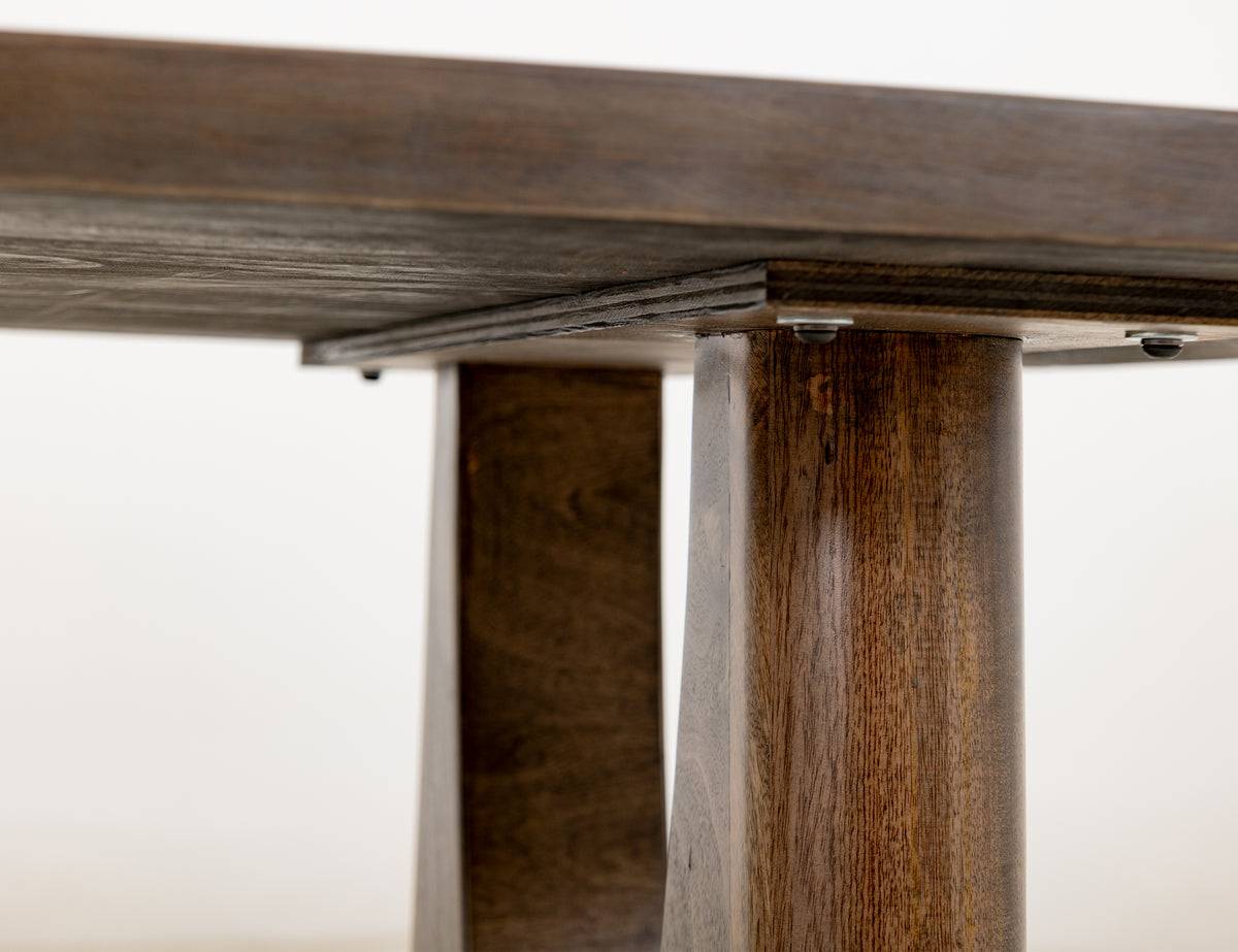 Zaphiro Table, Brown, Top