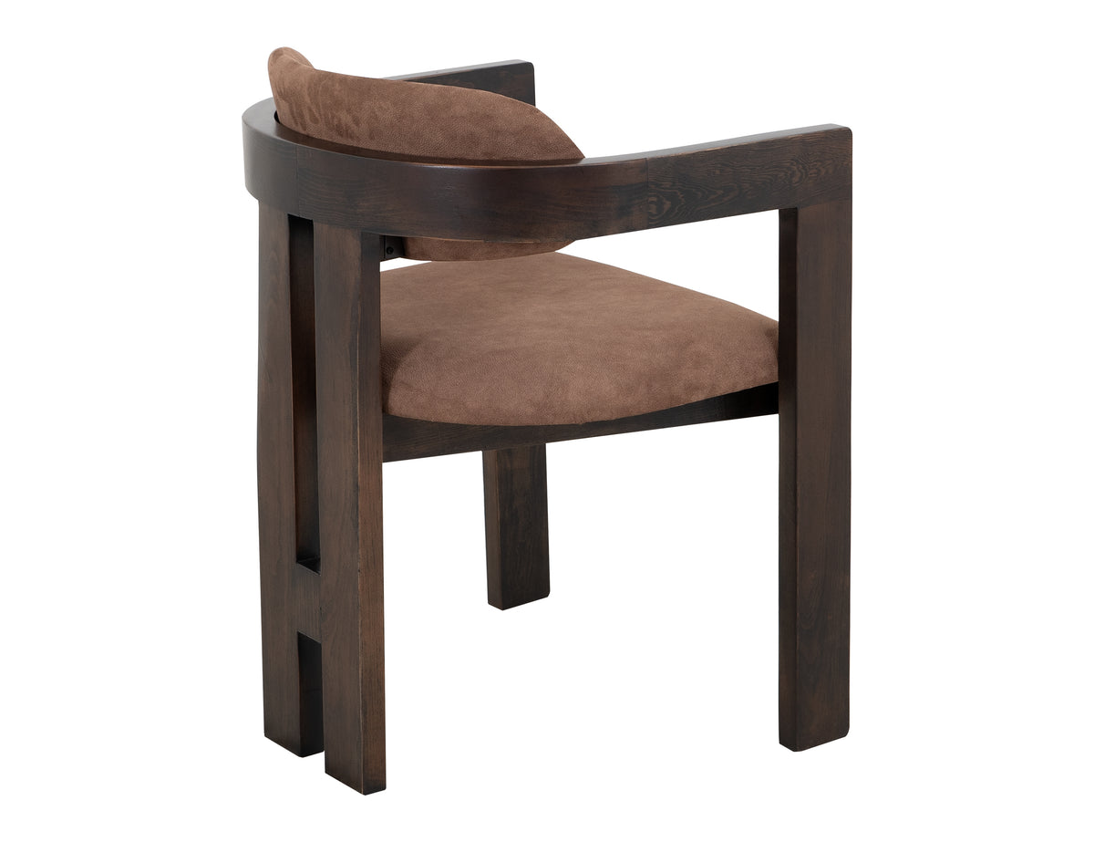 Raramuri Upholstered Chair, Black, Poly Suede - IFD4852CHUBN
