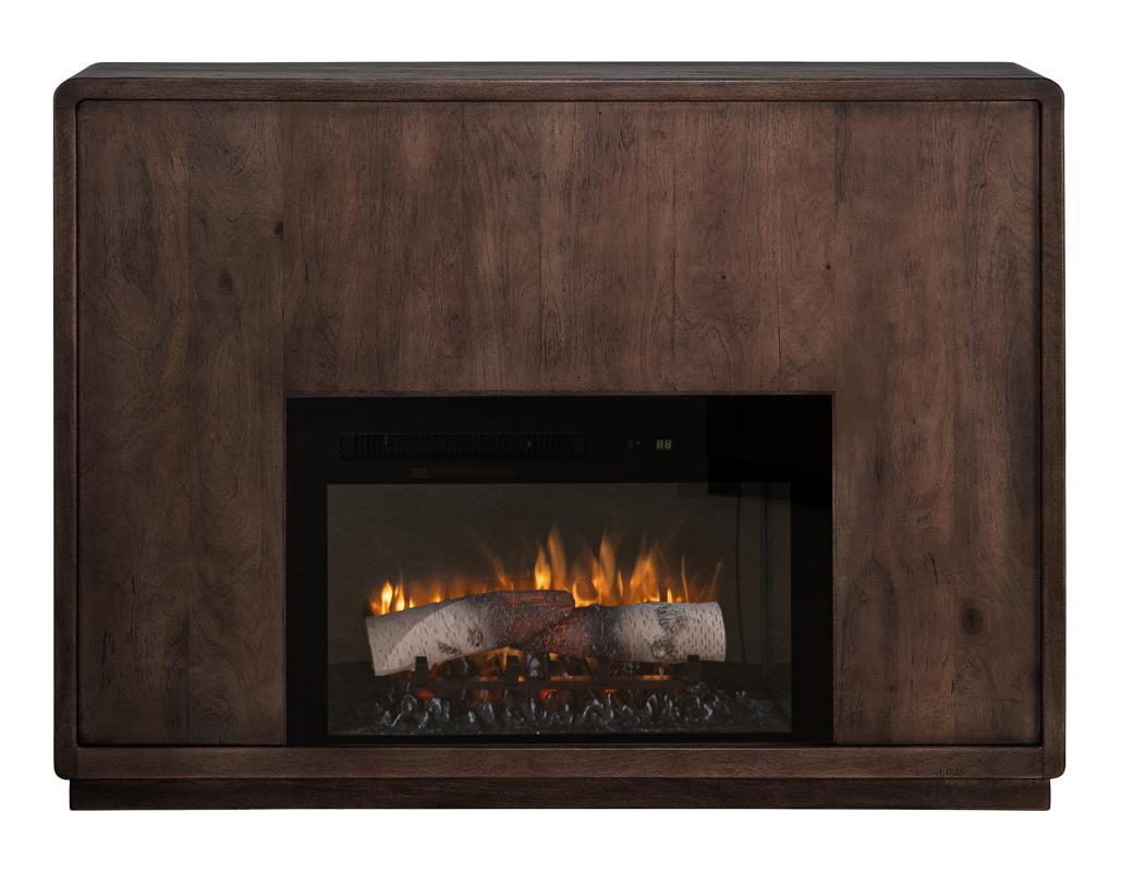 Dark Mezquite, Mantel Fireplace