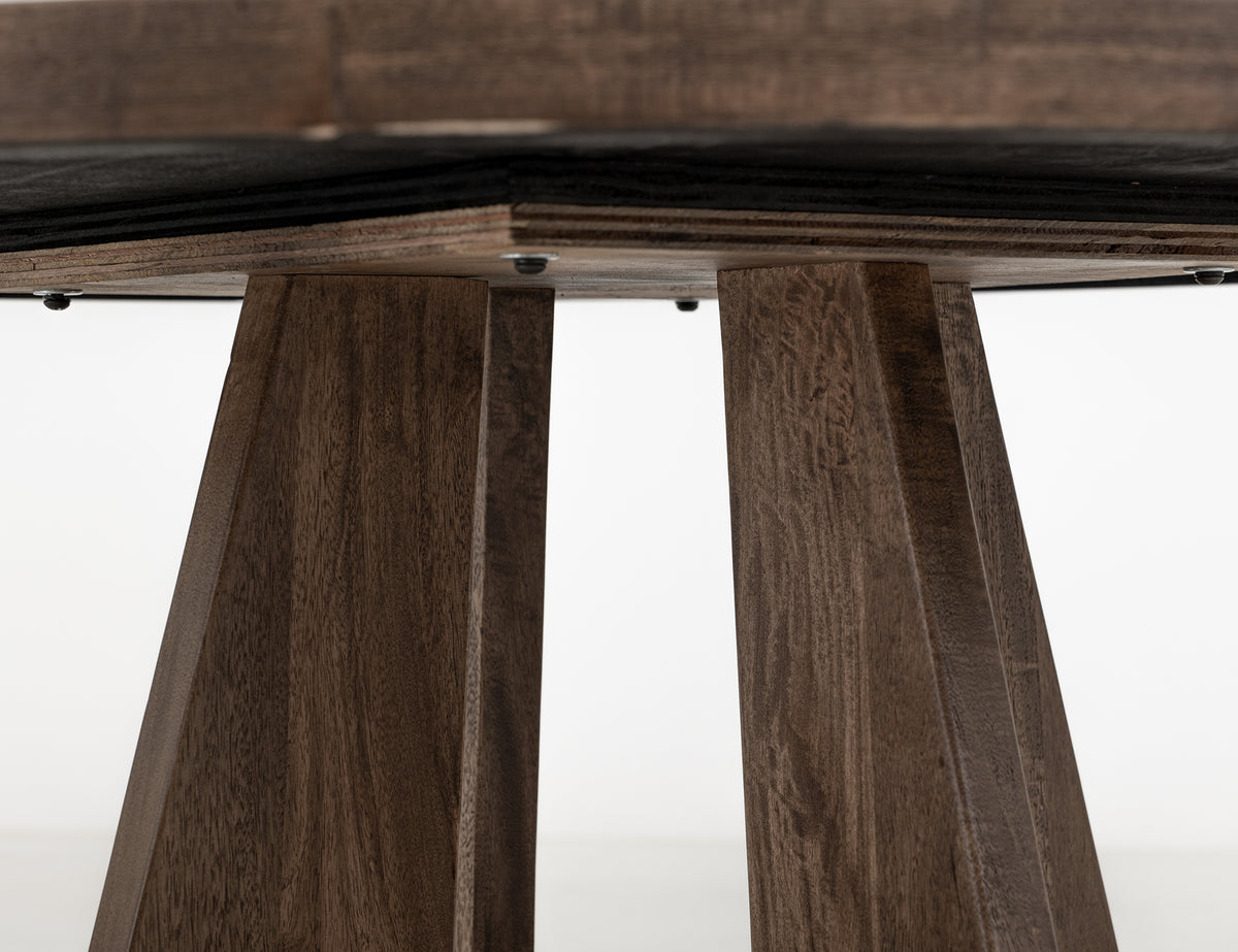 Black Balam Round Table, Black, top