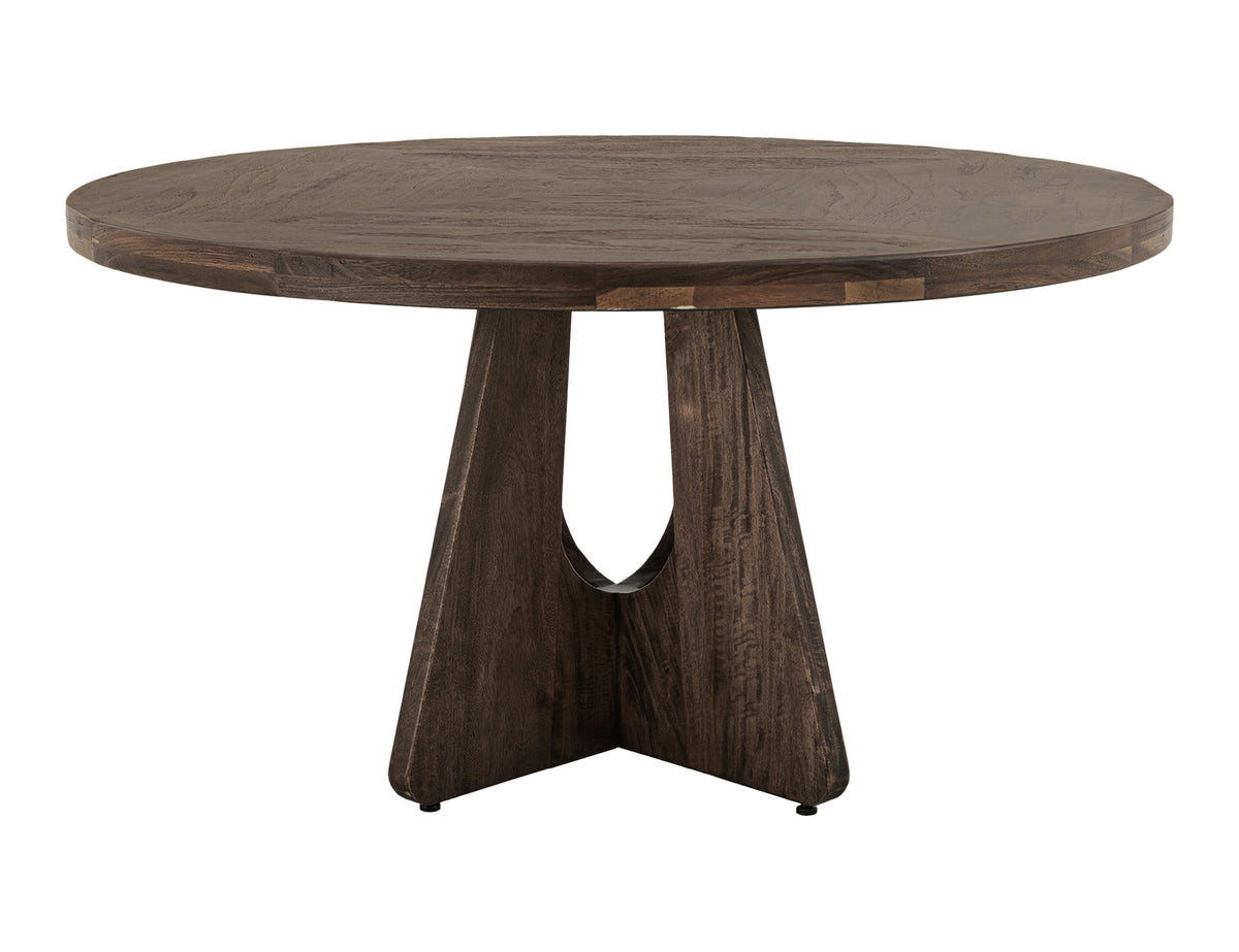 Balam Round Table, Brown, top
