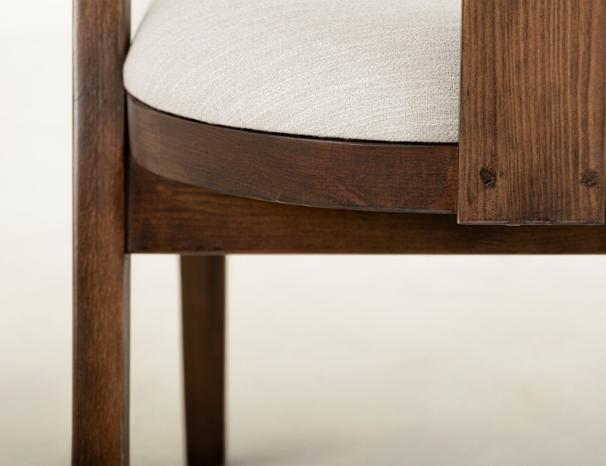 Zaphiro Upholstered Chair, Brown - IFD5951CHUIV