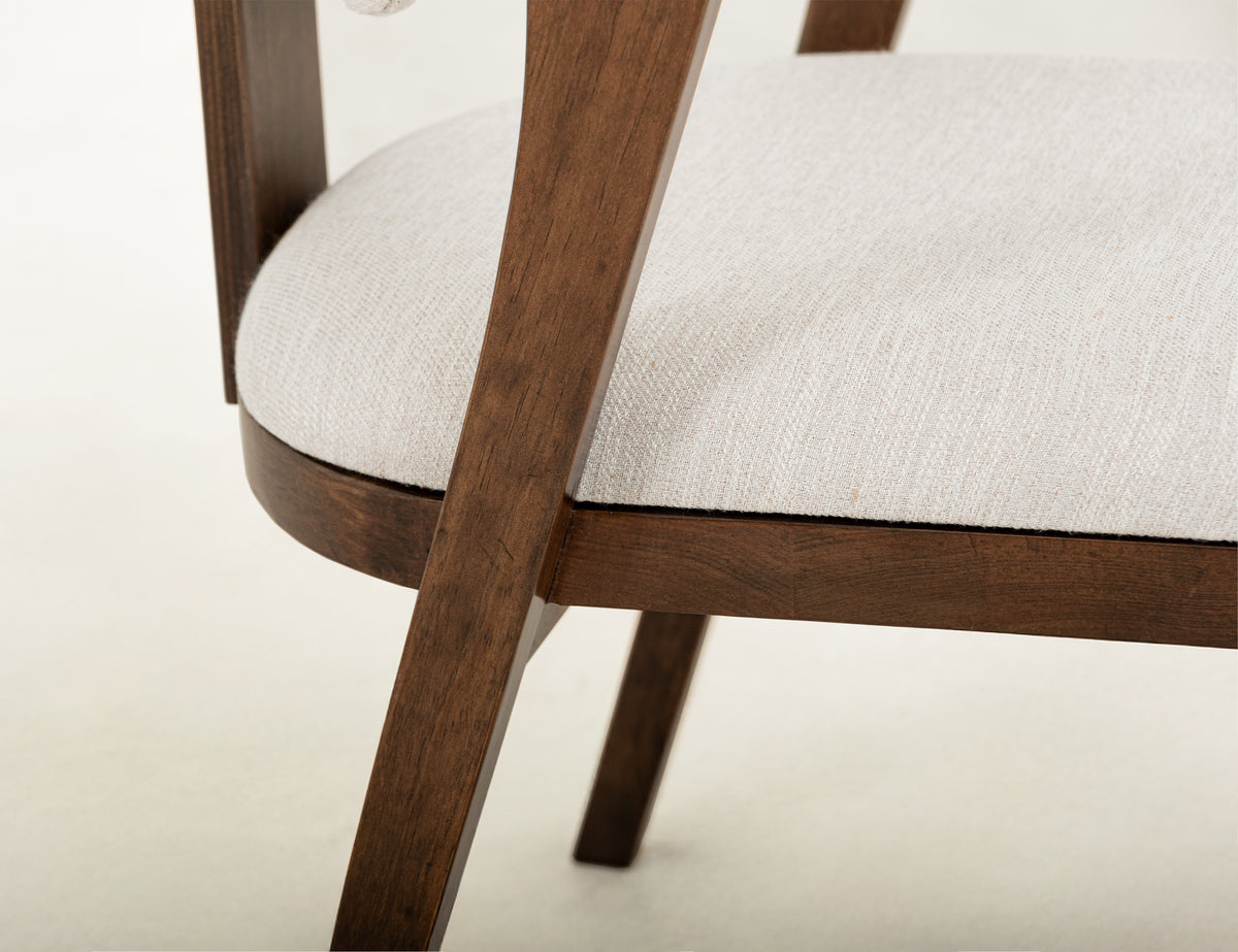 Zaphiro Upholstered Chair, Brown - IFD5951CHUIV