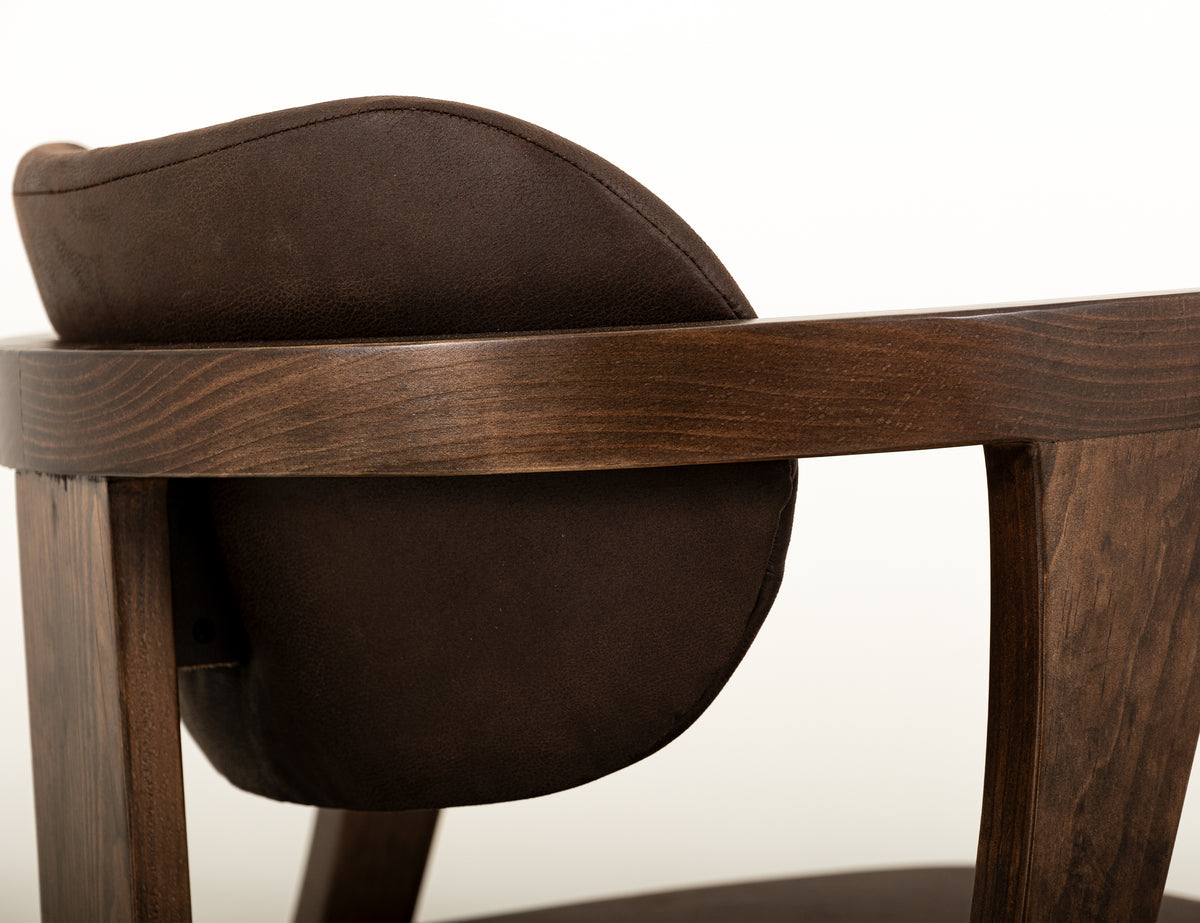 Zaphiro Upholstered Chair, Brown - IFD5951CHUBN