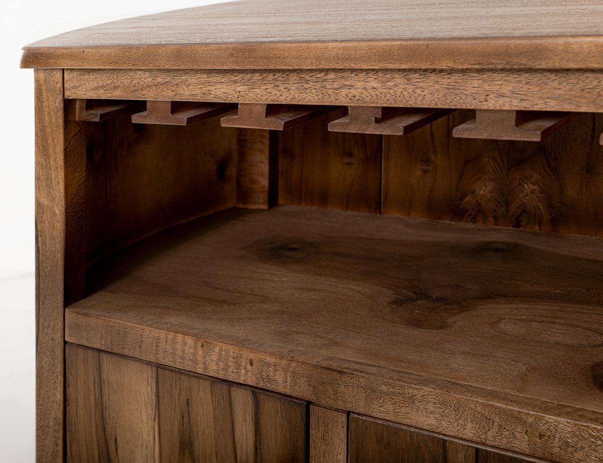 Balam Bar, Brown, 1 Drawer & 2 Door