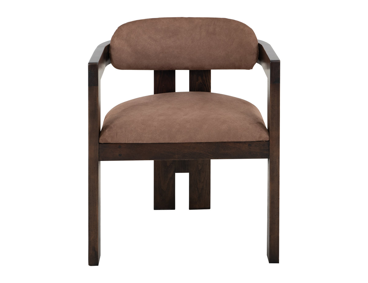 Raramuri Upholstered Chair, Black, Poly Suede - IFD4852CHUBN