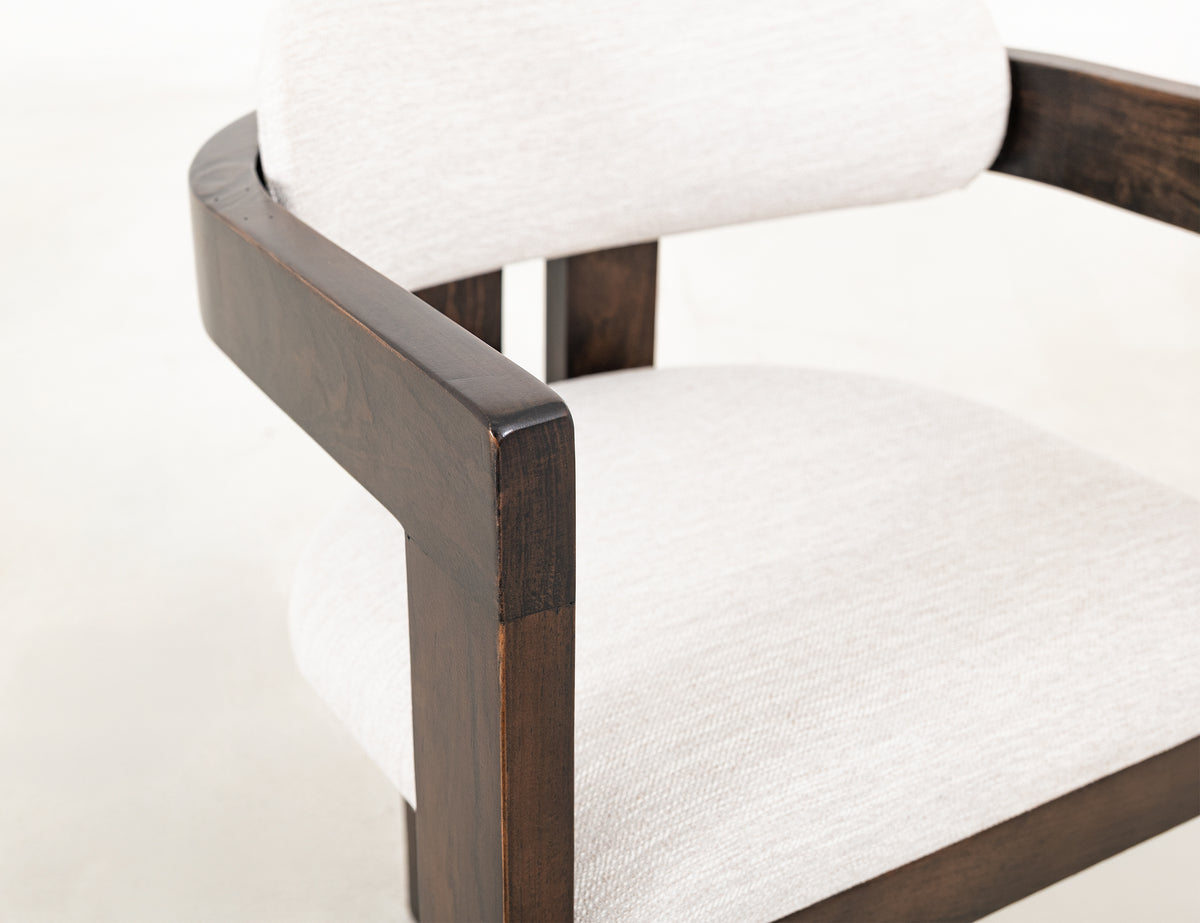 Raramuri Upholstered Chair, Black - IFD4852CHUIV