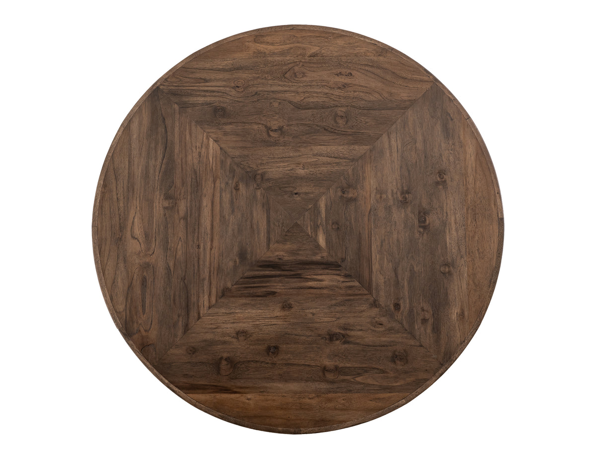 Black Balam Round Table, Black, top