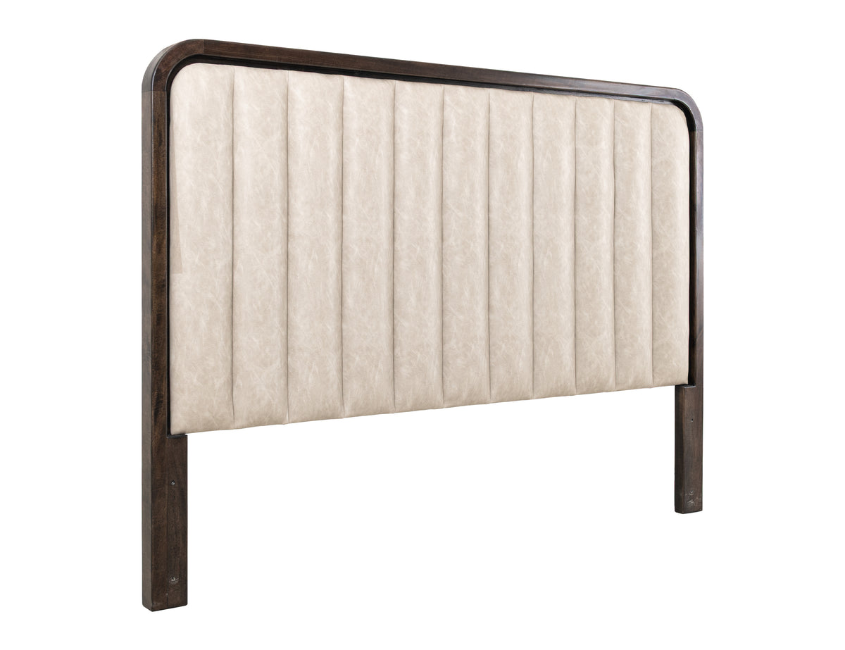 Dark Mezquite Headboard, Black, 5/0 Platform - Mango/Melina & Fabric