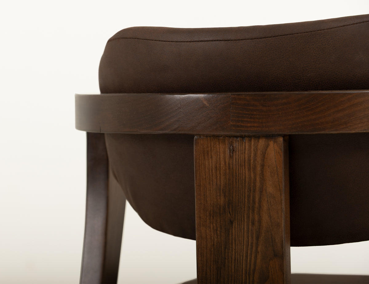 Zaphiro Upholstered Chair, Brown - IFD5951CHUBN