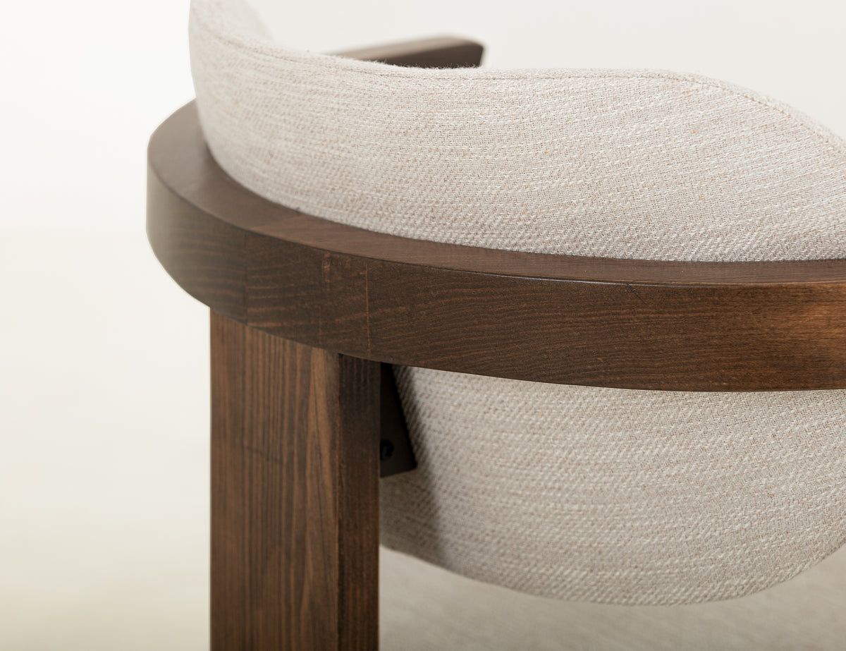 Zaphiro Upholstered Chair, Brown - IFD5951CHUIV