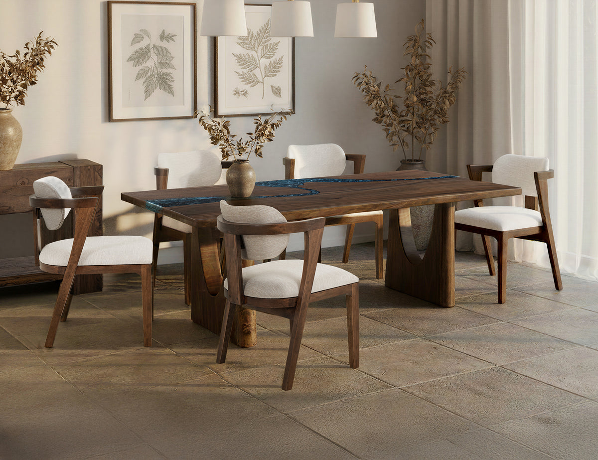 Zaphiro Upholstered Chair, Brown - IFD5951CHUIV