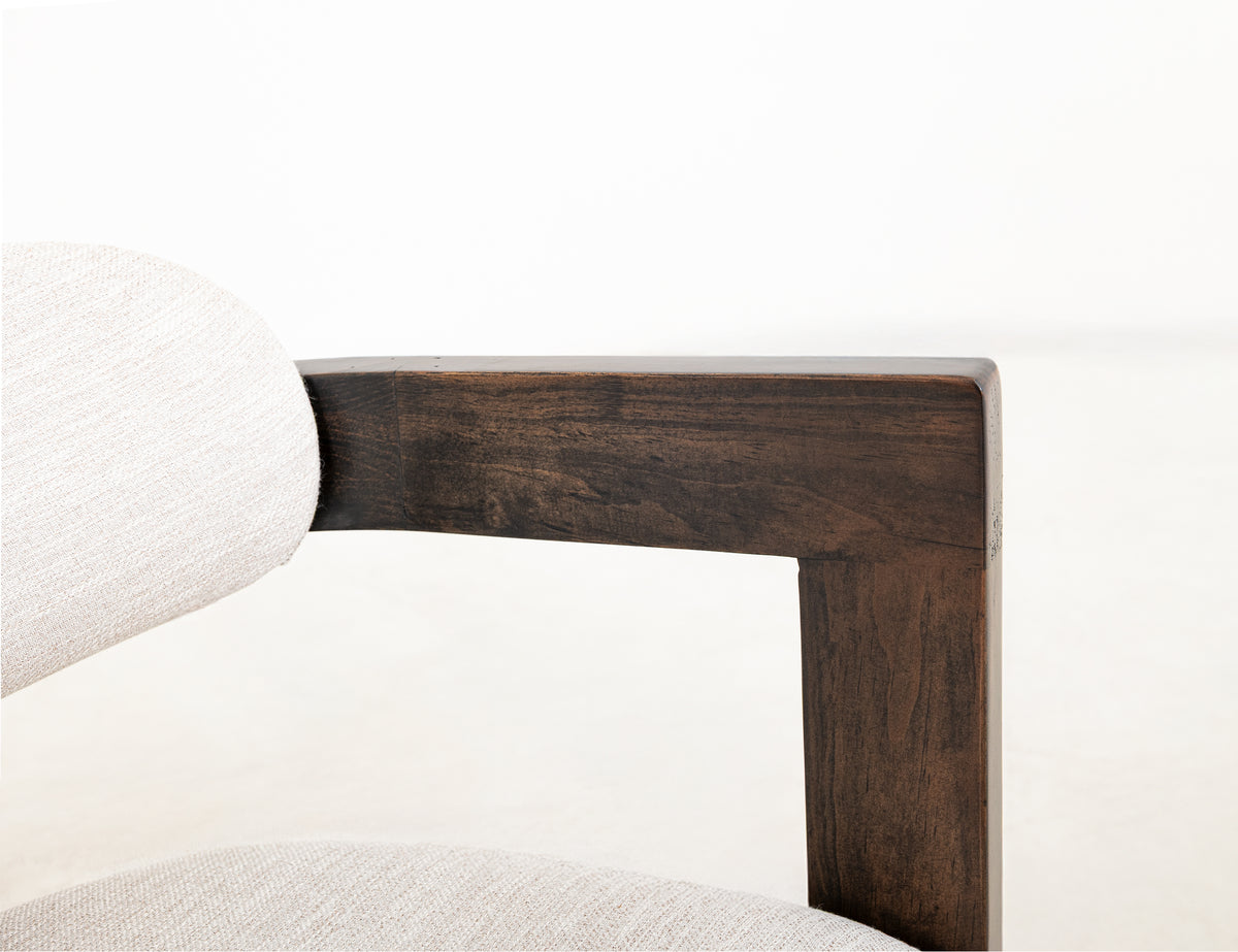 Raramuri Upholstered Chair, Black - IFD4852CHUIV